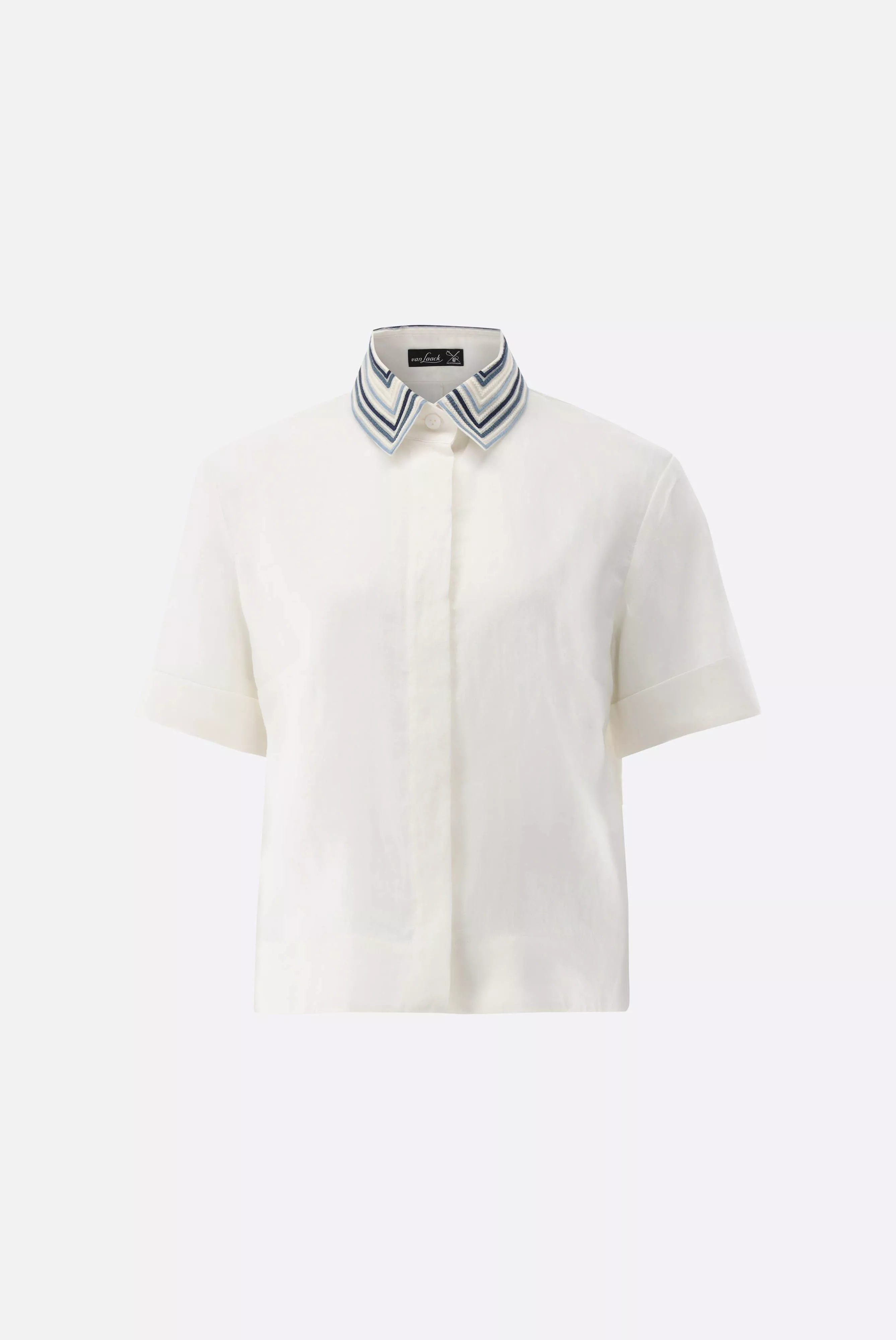 van Laack БЛУЗКА AMISE E
 цвет бежевый ,photo 3