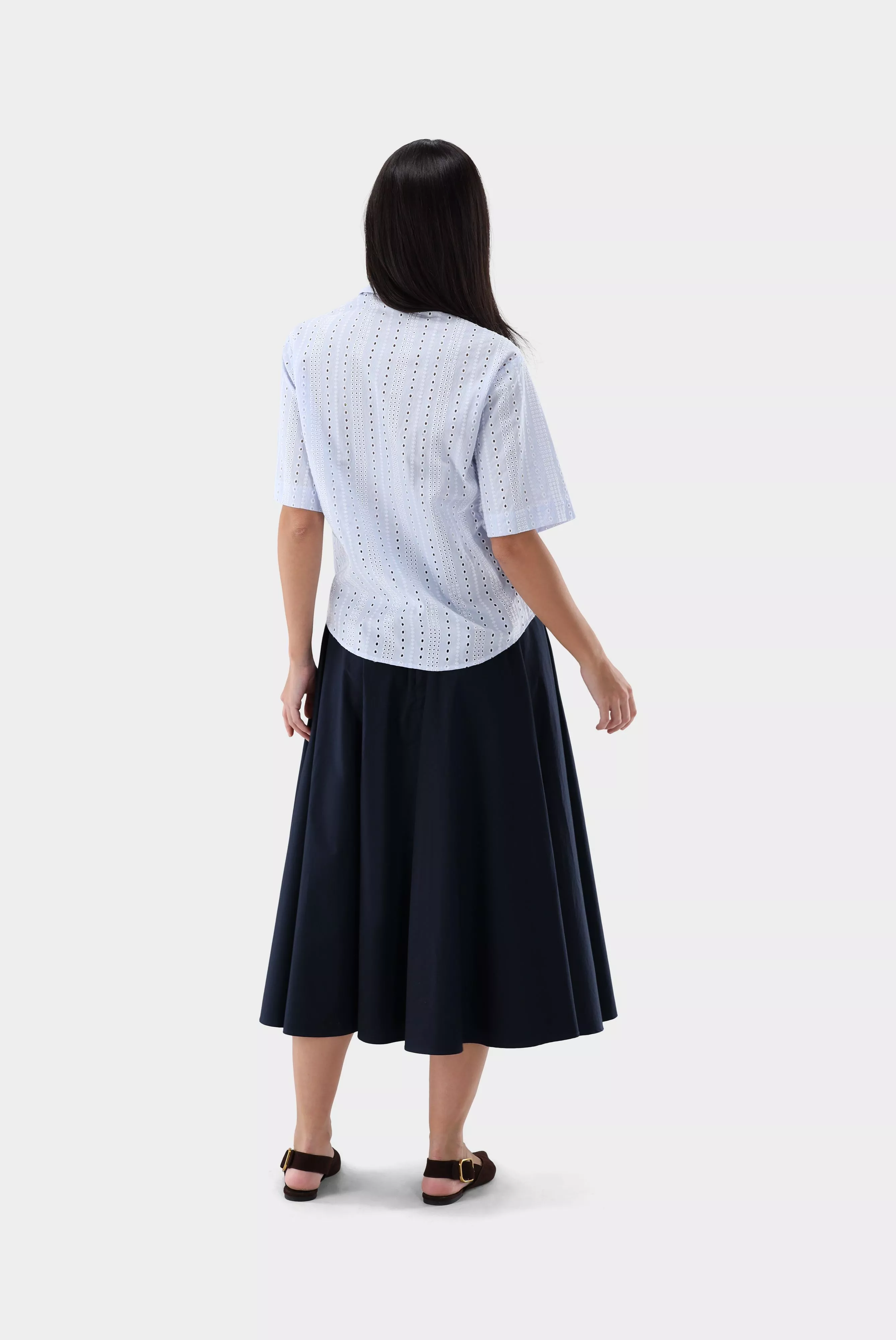 van Laack БЛУЗКА AZIKAS E
 цвет голубой ,photo 7