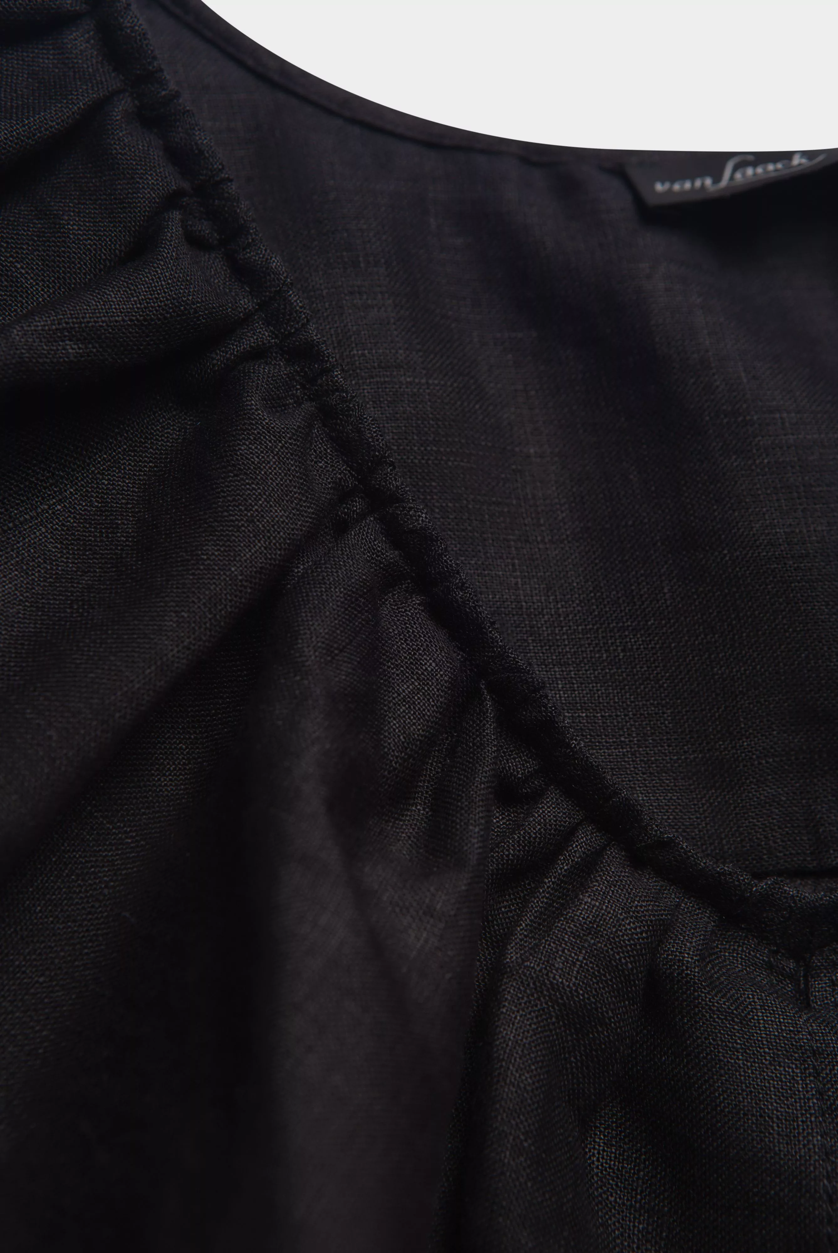 van Laack БЛУЗКА BINTOU SV
 цвет черный ,photo 2