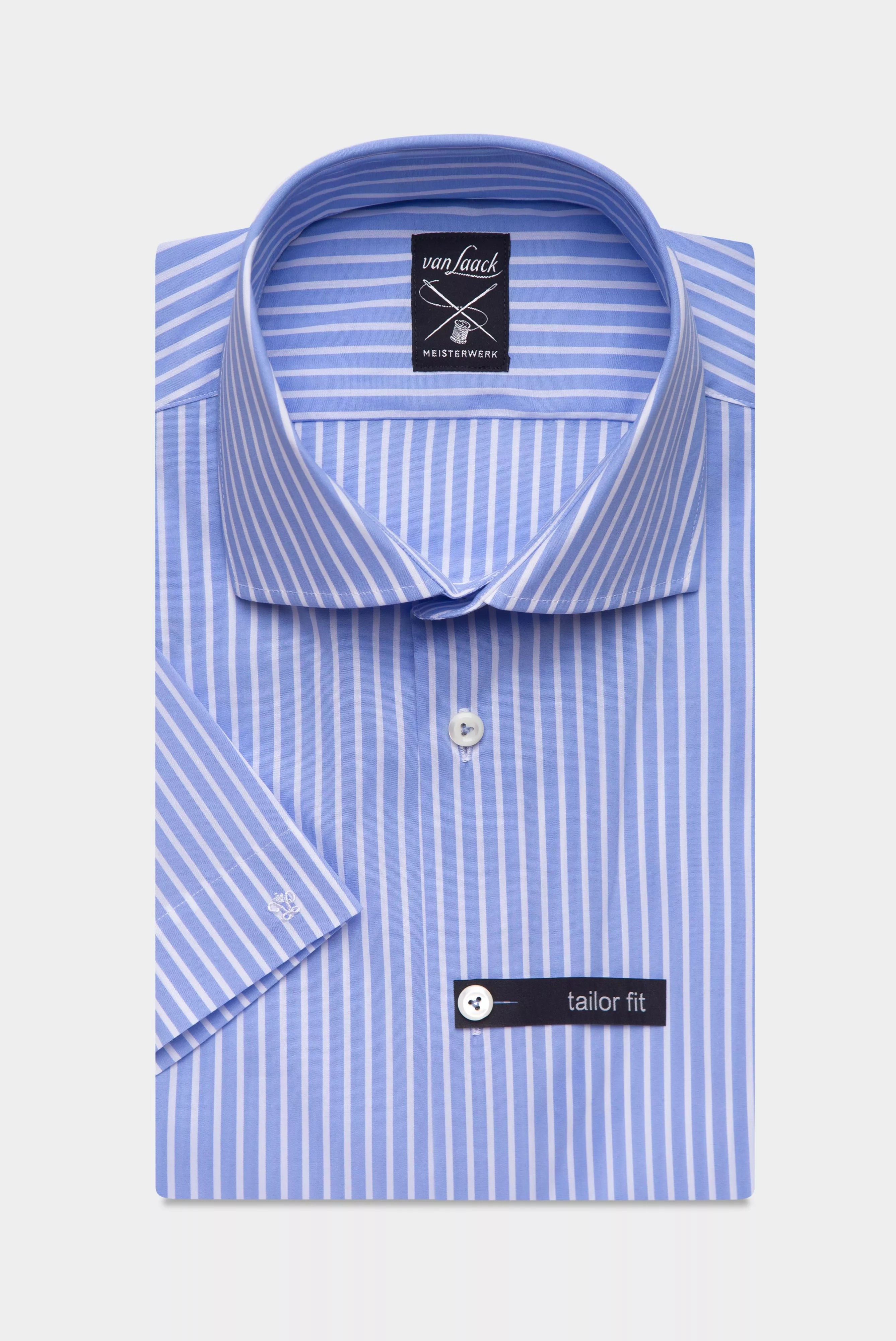 van Laack СОРОЧКА RIVARA S TF
 цвет голубой ,photo 1