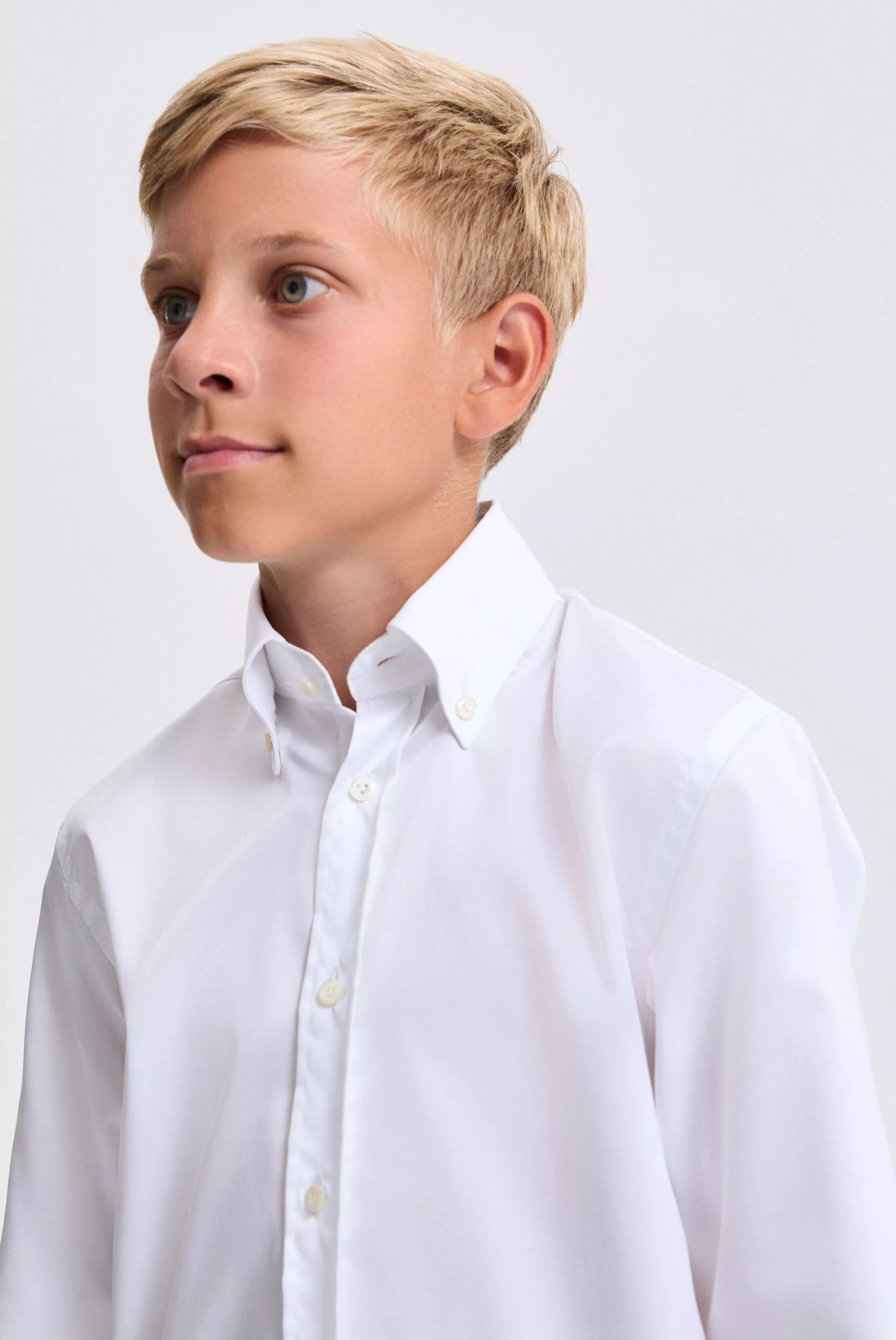 van Laack СОРОЧКА ДЕТ TOBY
 цвет белый ,photo 1