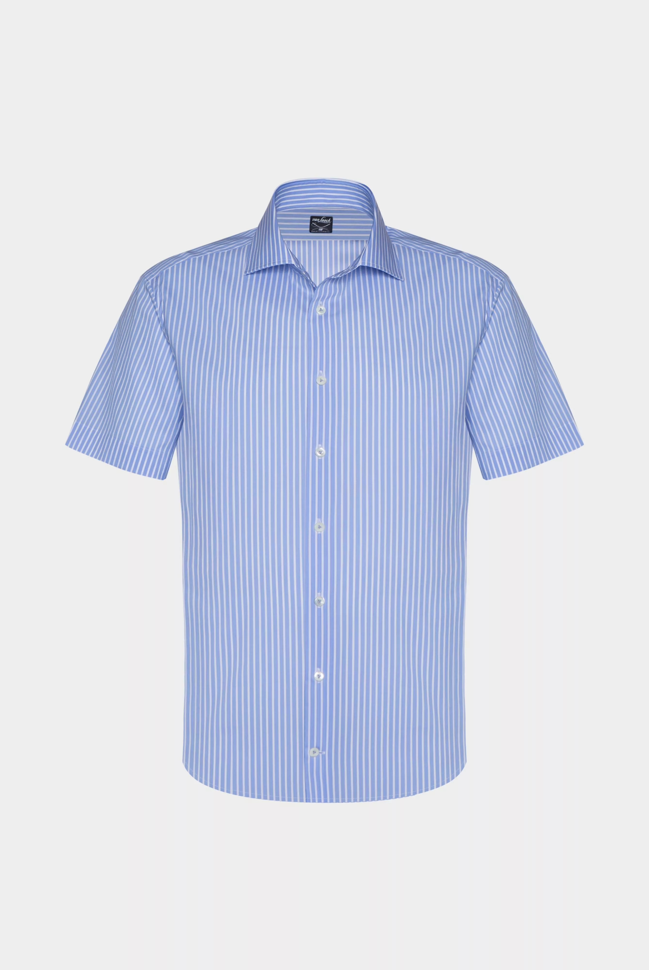 van Laack СОРОЧКА RIVARA S TF
 цвет голубой ,photo 3