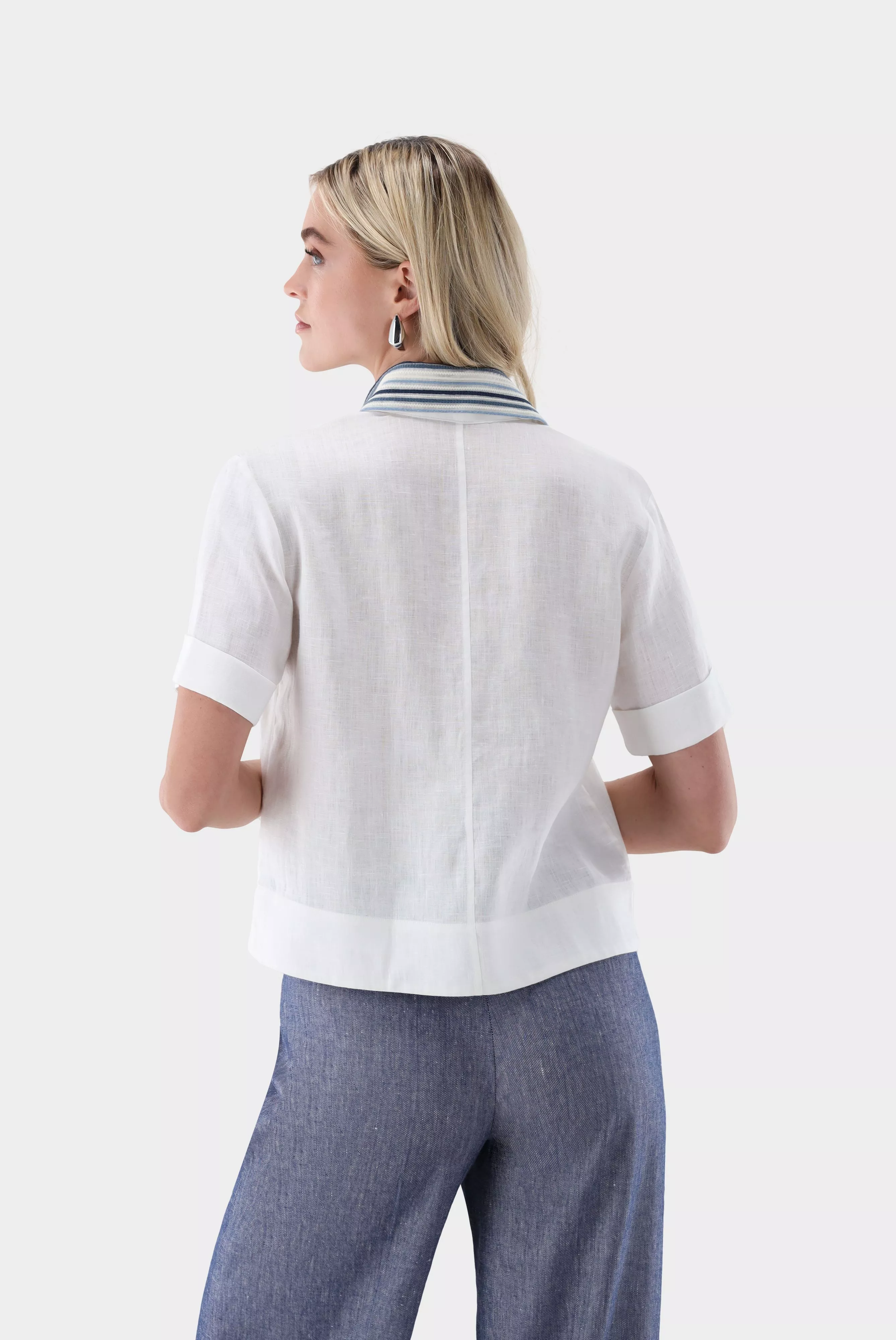 van Laack БЛУЗКА AMISE E
 цвет бежевый ,photo 6