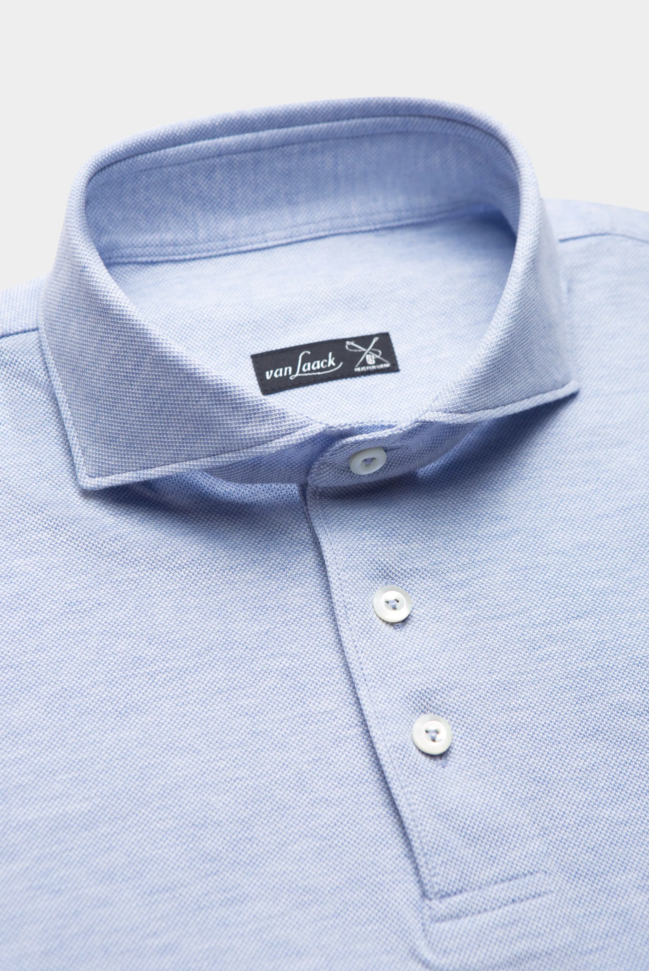 van Laack РУБАШКА-ПОЛО PESO
 цвет голубой ,photo 2