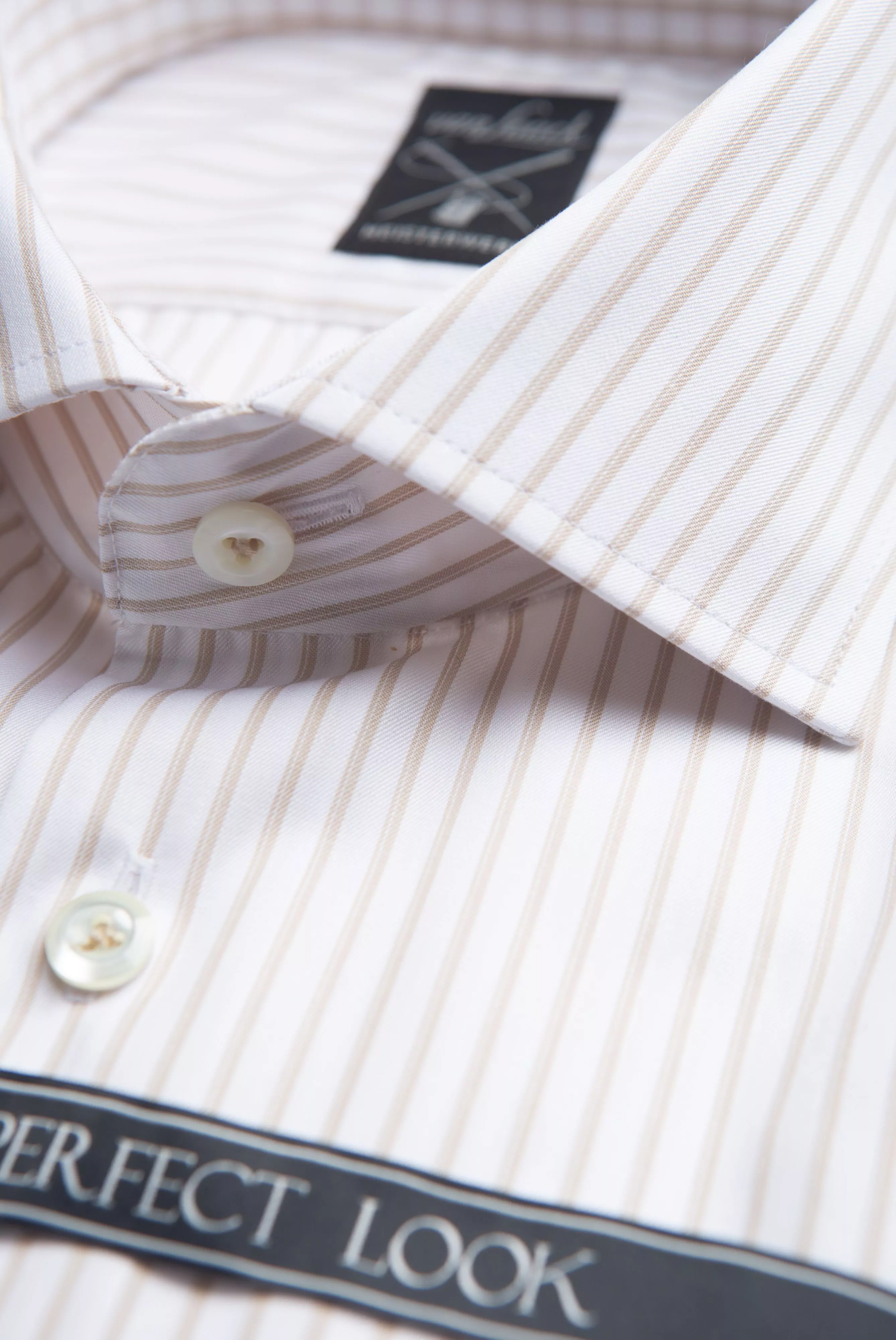 van Laack СОРОЧКА RIVARA SF05N
 цвет бежевый ,photo 2