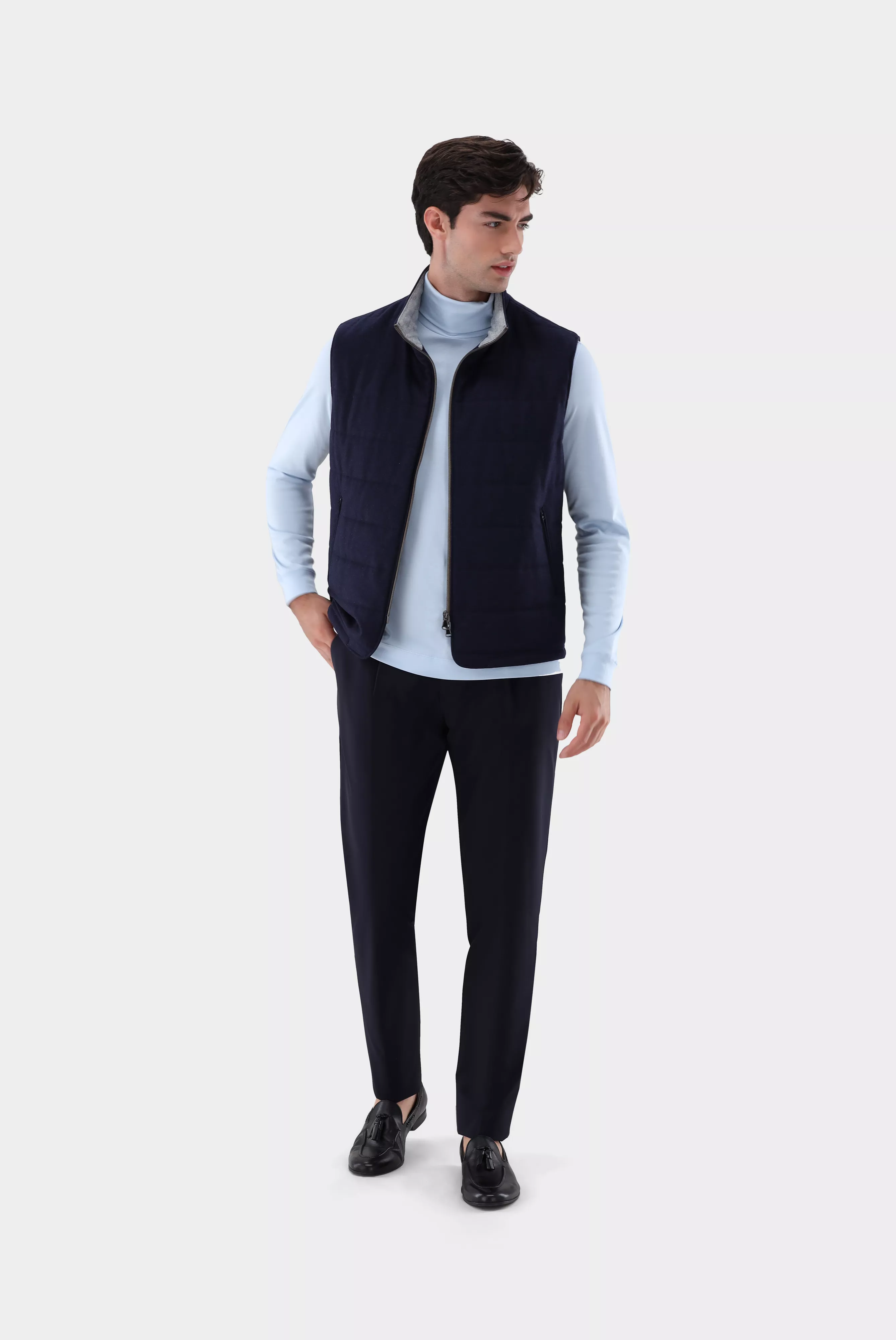 van Laack ВОДОЛАЗКА PELINO1
 цвет голубой ,photo 4