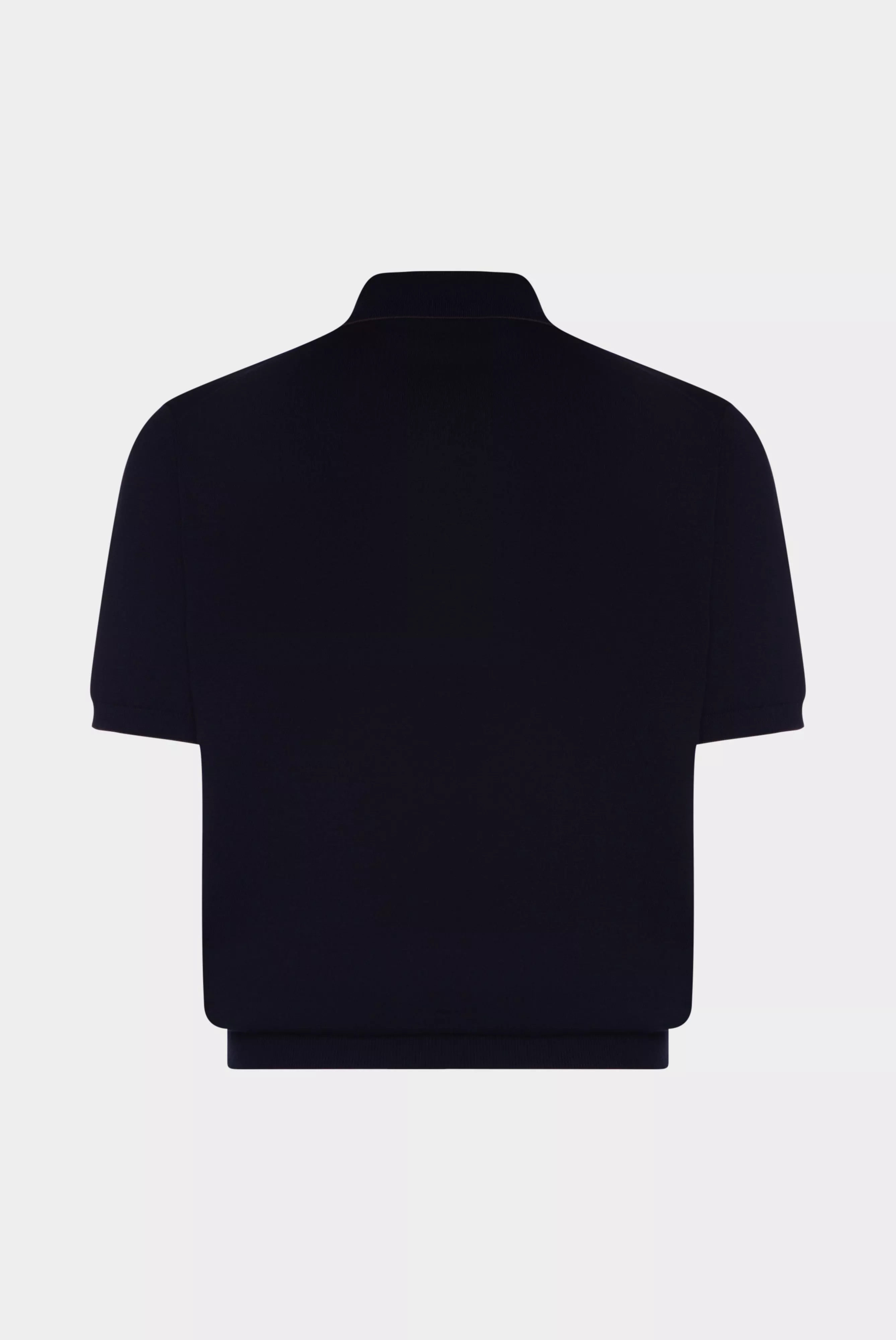 van Laack РУБАШКА-ПОЛО SANDRO SBF
 цвет темно-синий ,photo 3