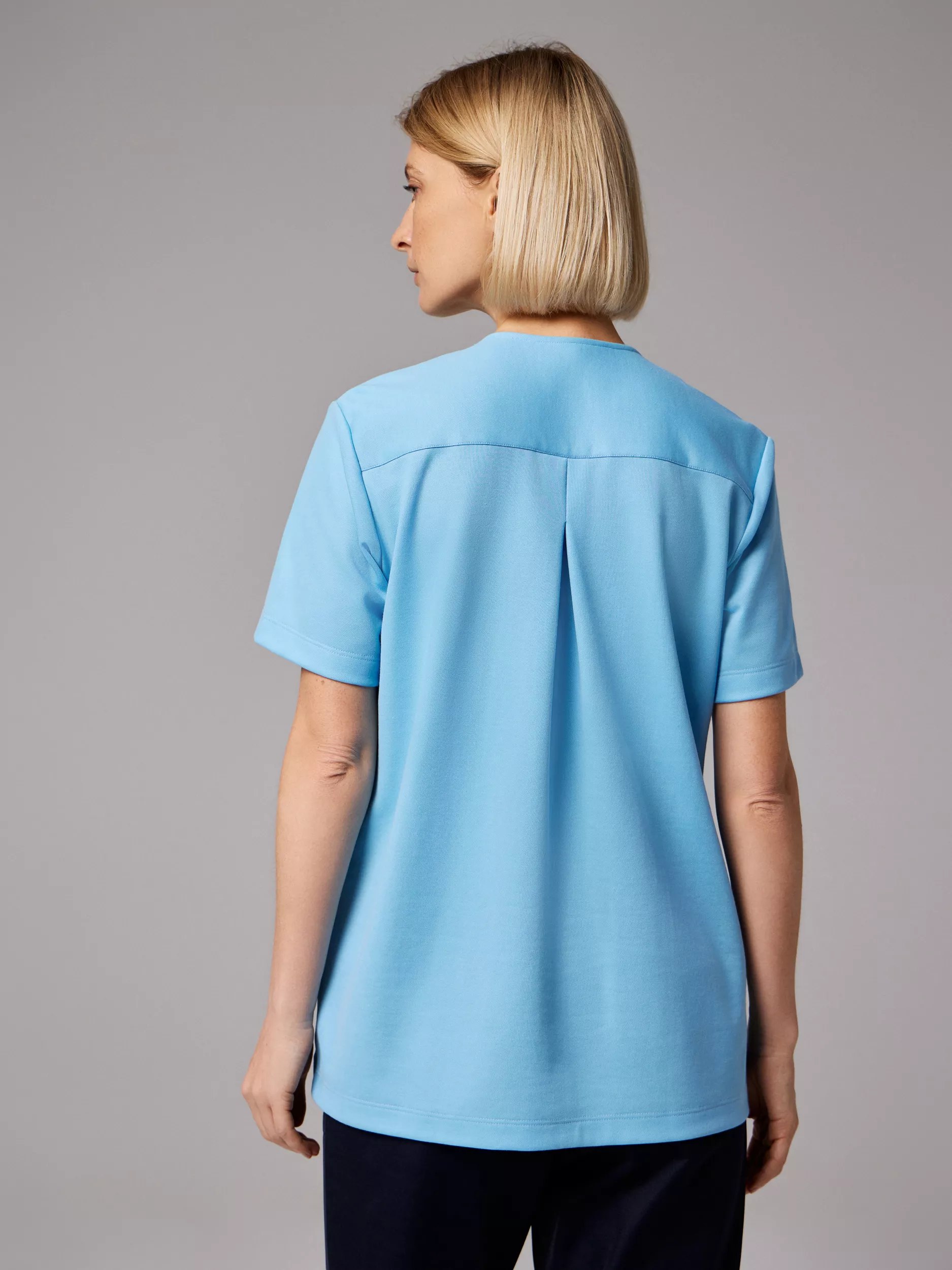 van Laack БЛУЗОН MWW S15
 цвет голубой ,photo 3