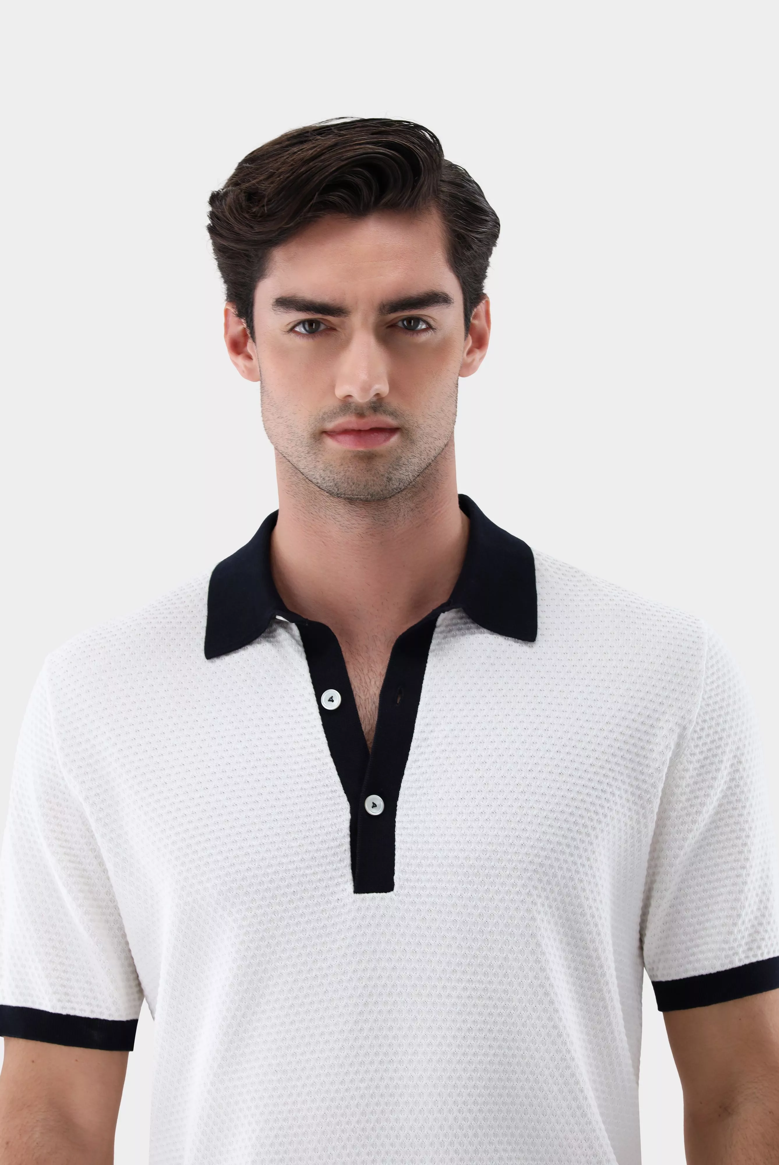 van Laack РУБАШКА-ПОЛО SAMERO SBF
 цвет бежевый ,photo 2