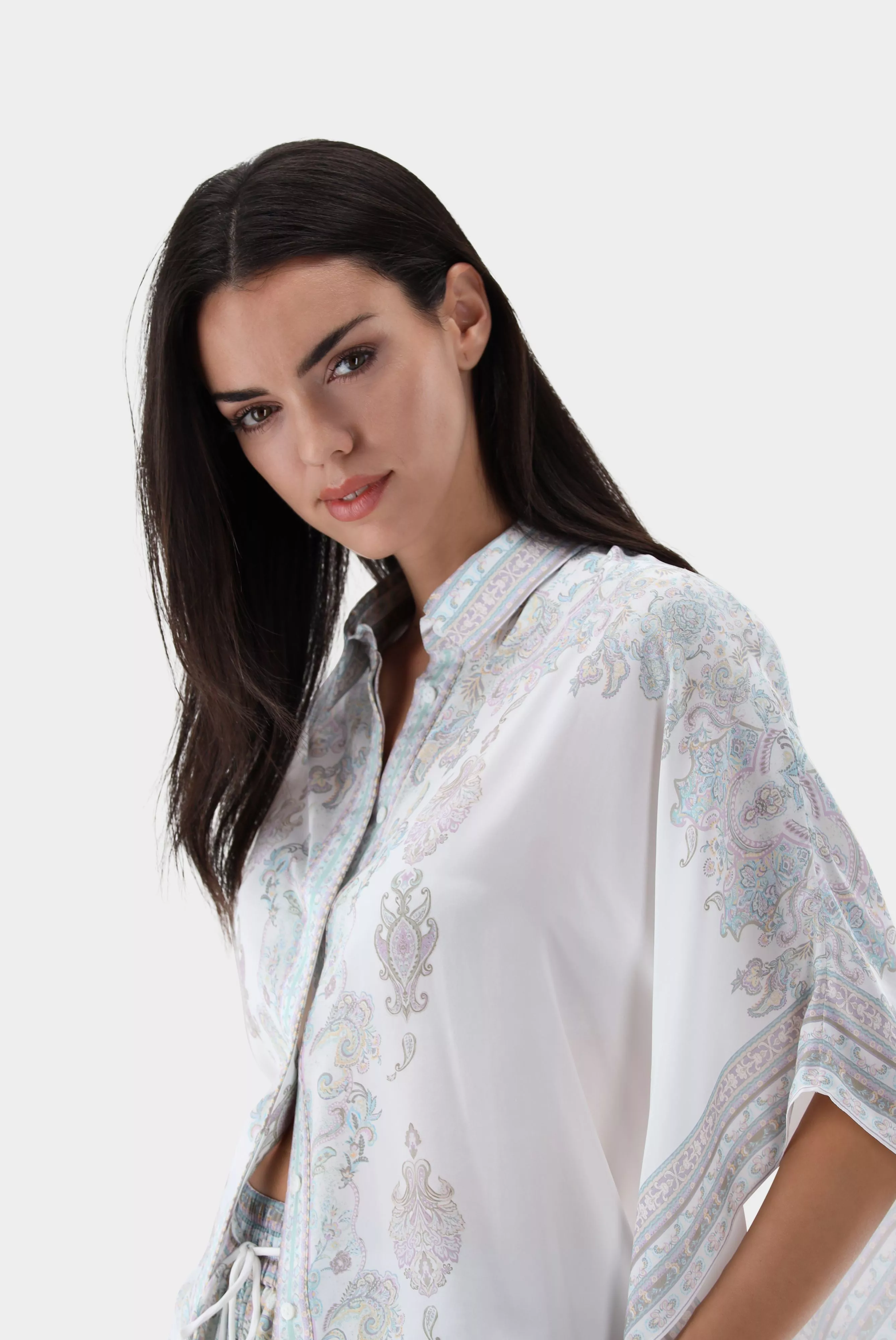 van Laack БЛУЗКА TUJA PX
 цвет бежевый ,photo 2