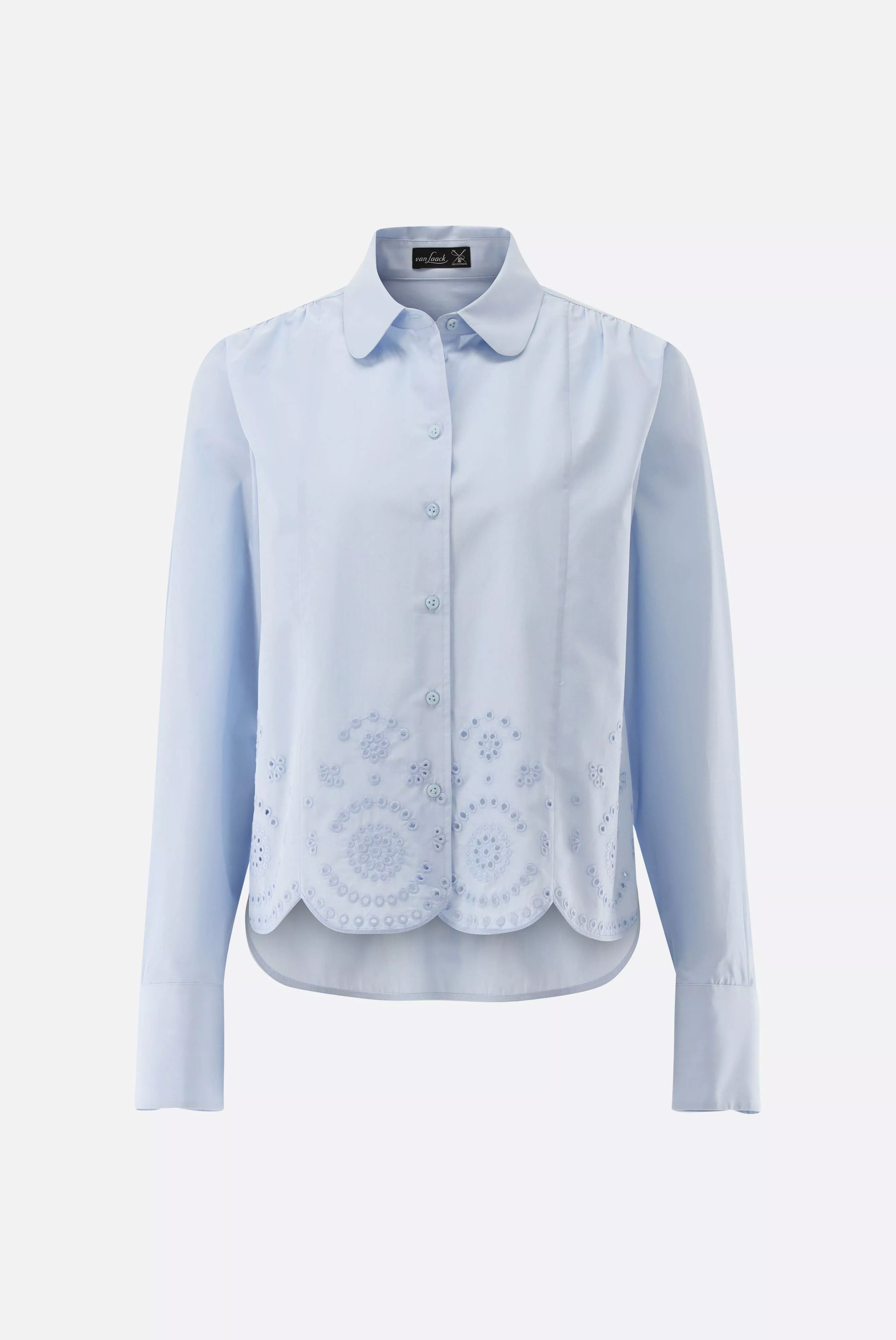 van Laack БЛУЗКА MATEJAS PXE
 цвет голубой ,photo 3