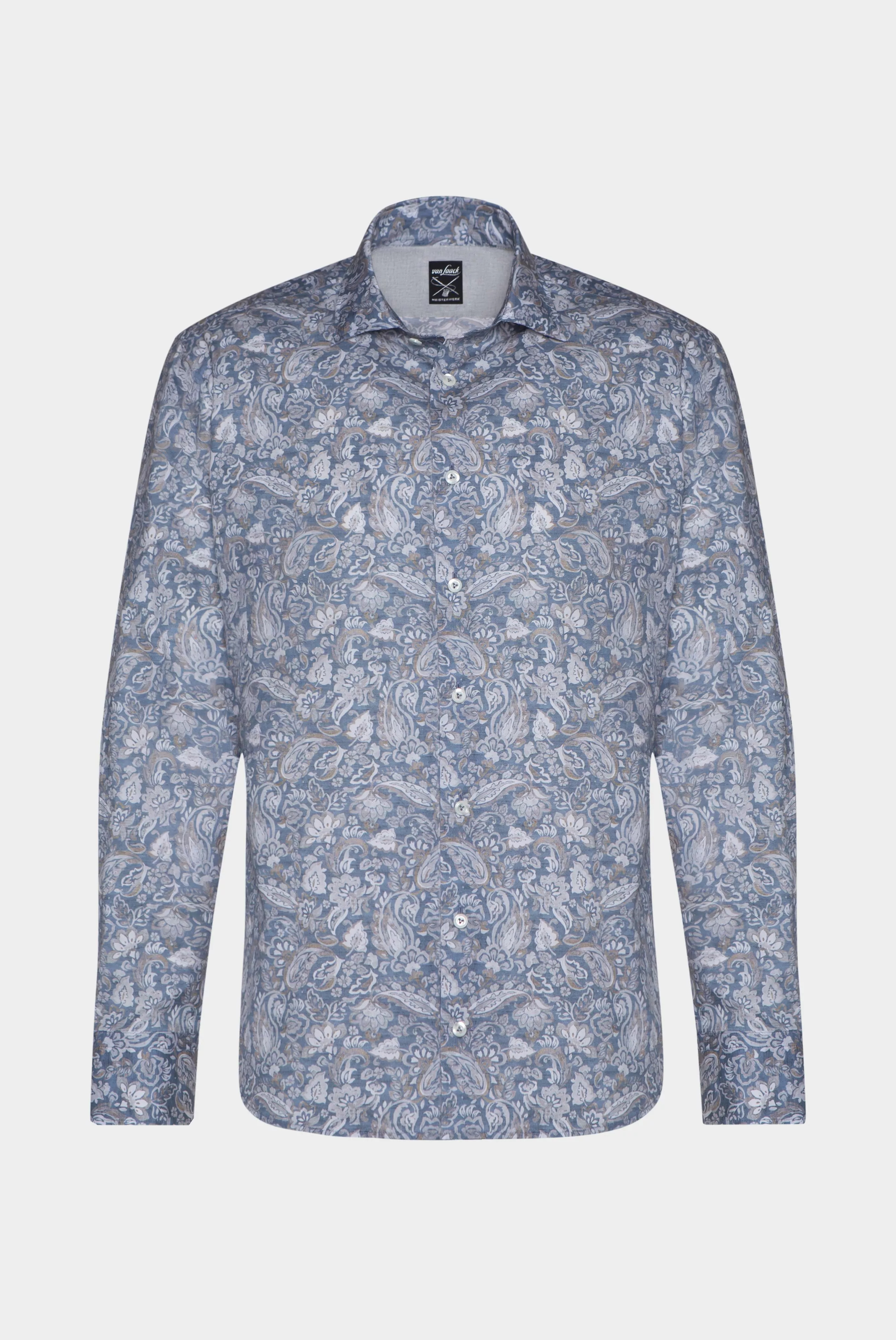 van Laack СОРОЧКА RETIN TF25
 цвет голубой ,photo 3