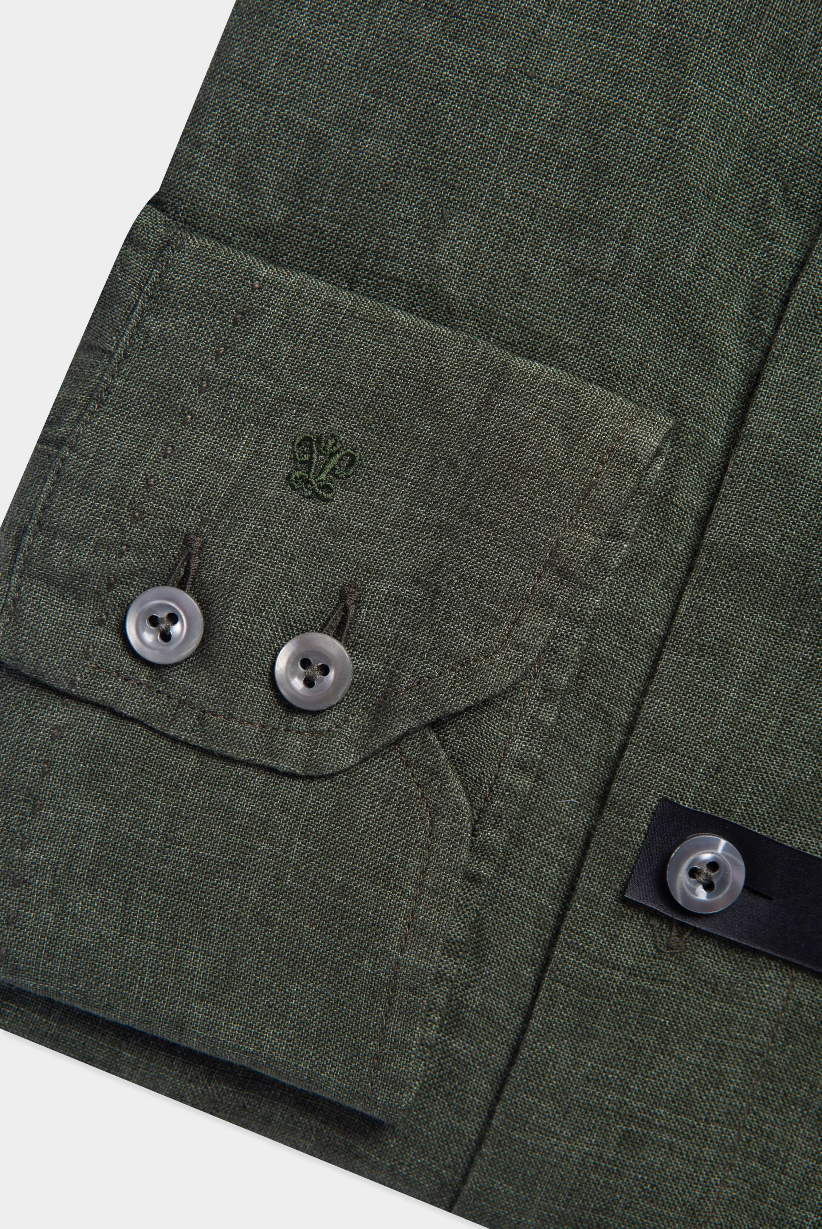 van Laack СОРОЧКА RET LMSTFW
 цвет зеленый ,photo 5