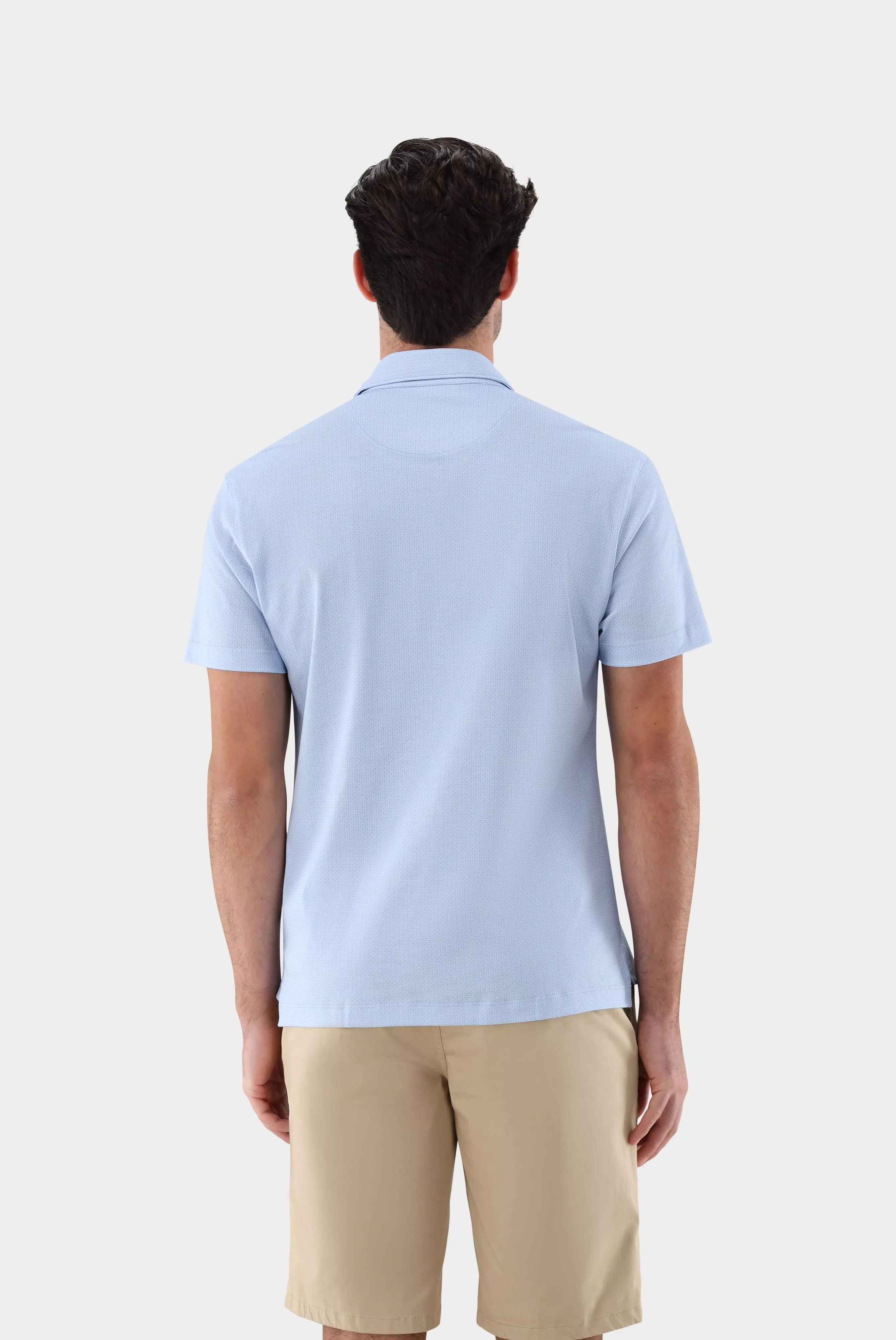 van Laack РУБАШКА-ПОЛО PESO
 цвет голубой ,photo 6