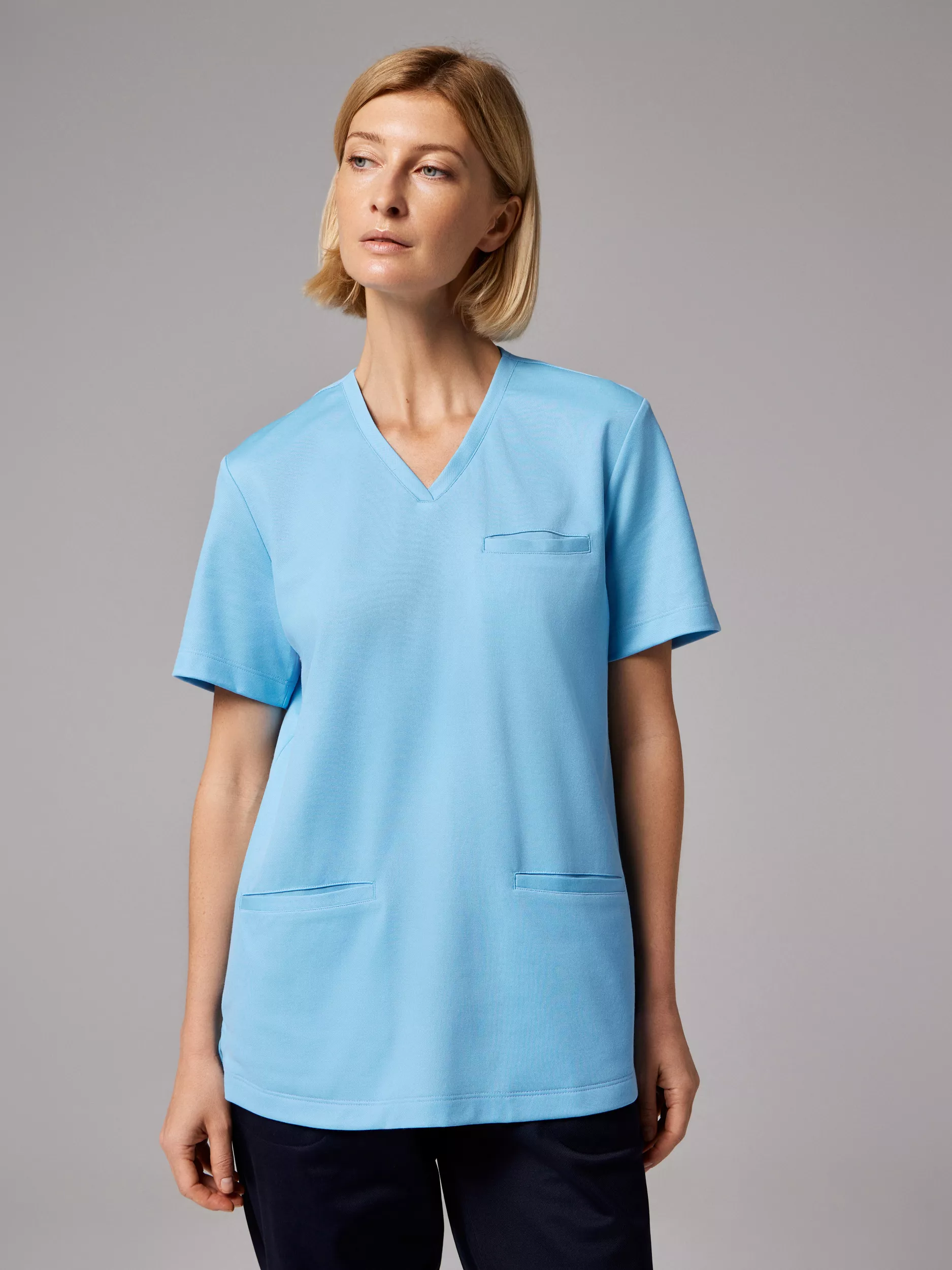 van Laack БЛУЗОН MWW S15
 цвет голубой ,photo 1