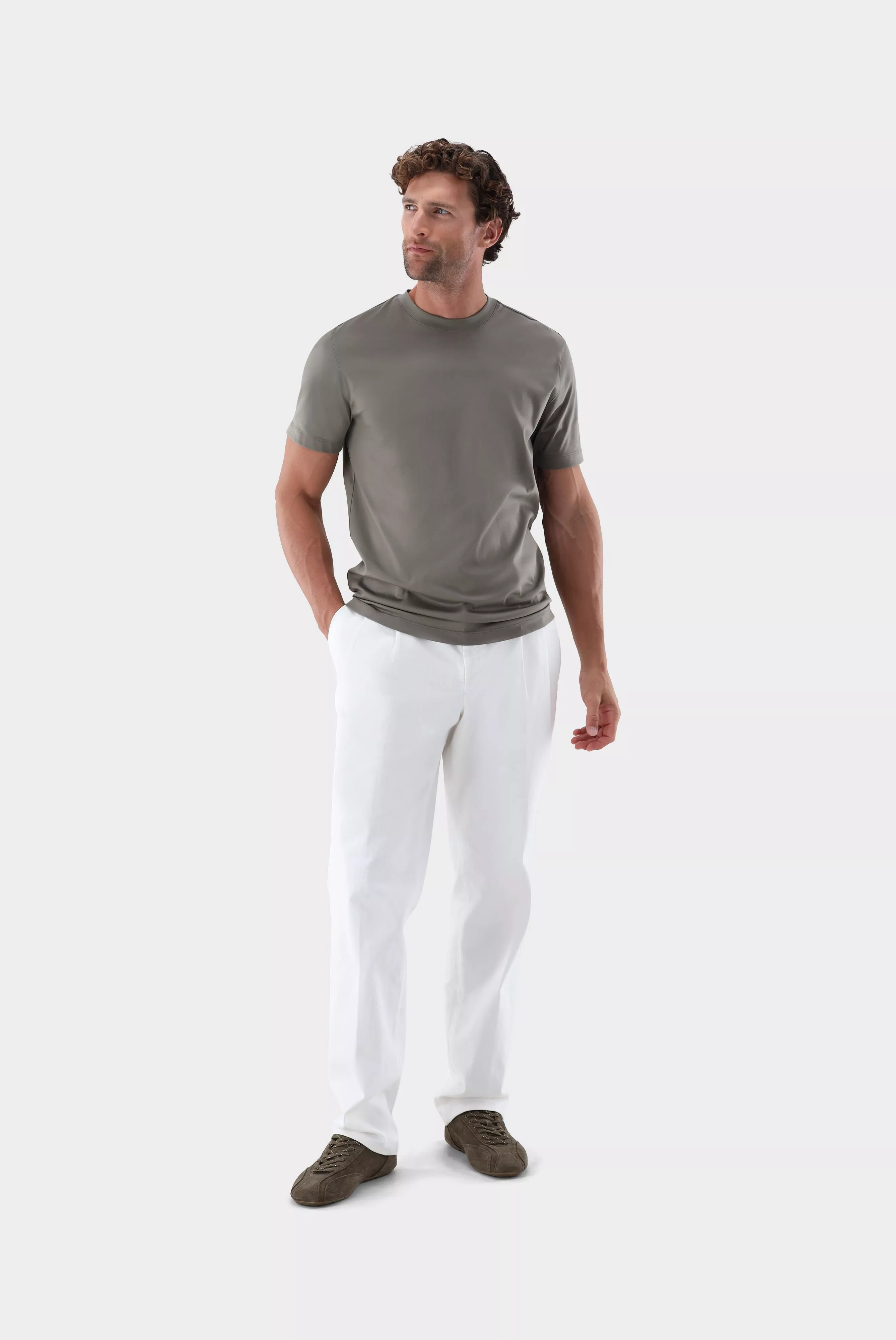 van Laack ФУТБОЛКА PILOS1
 цвет оливковый ,photo 5