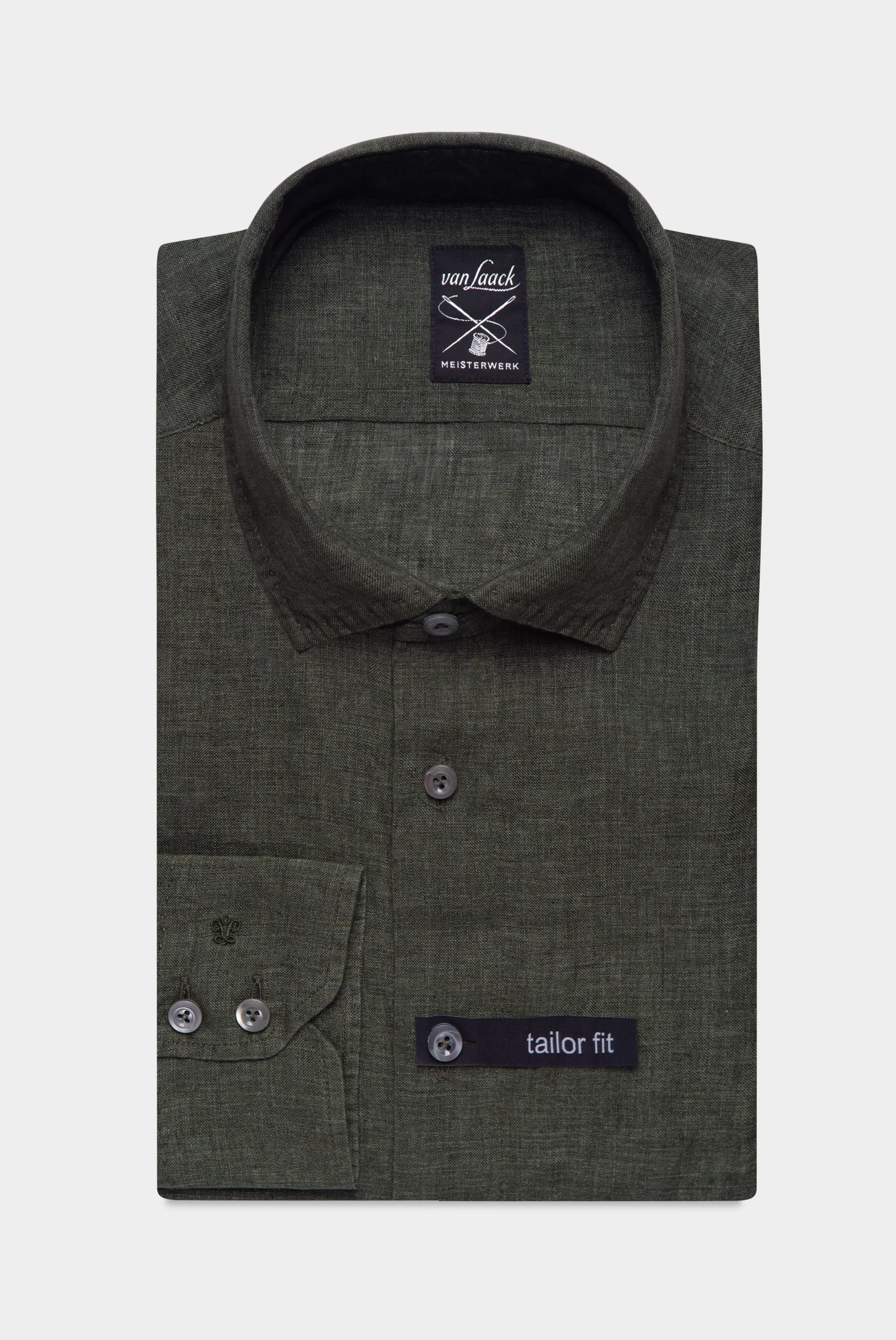 van Laack СОРОЧКА RET LMSTFW
 цвет зеленый ,photo 1