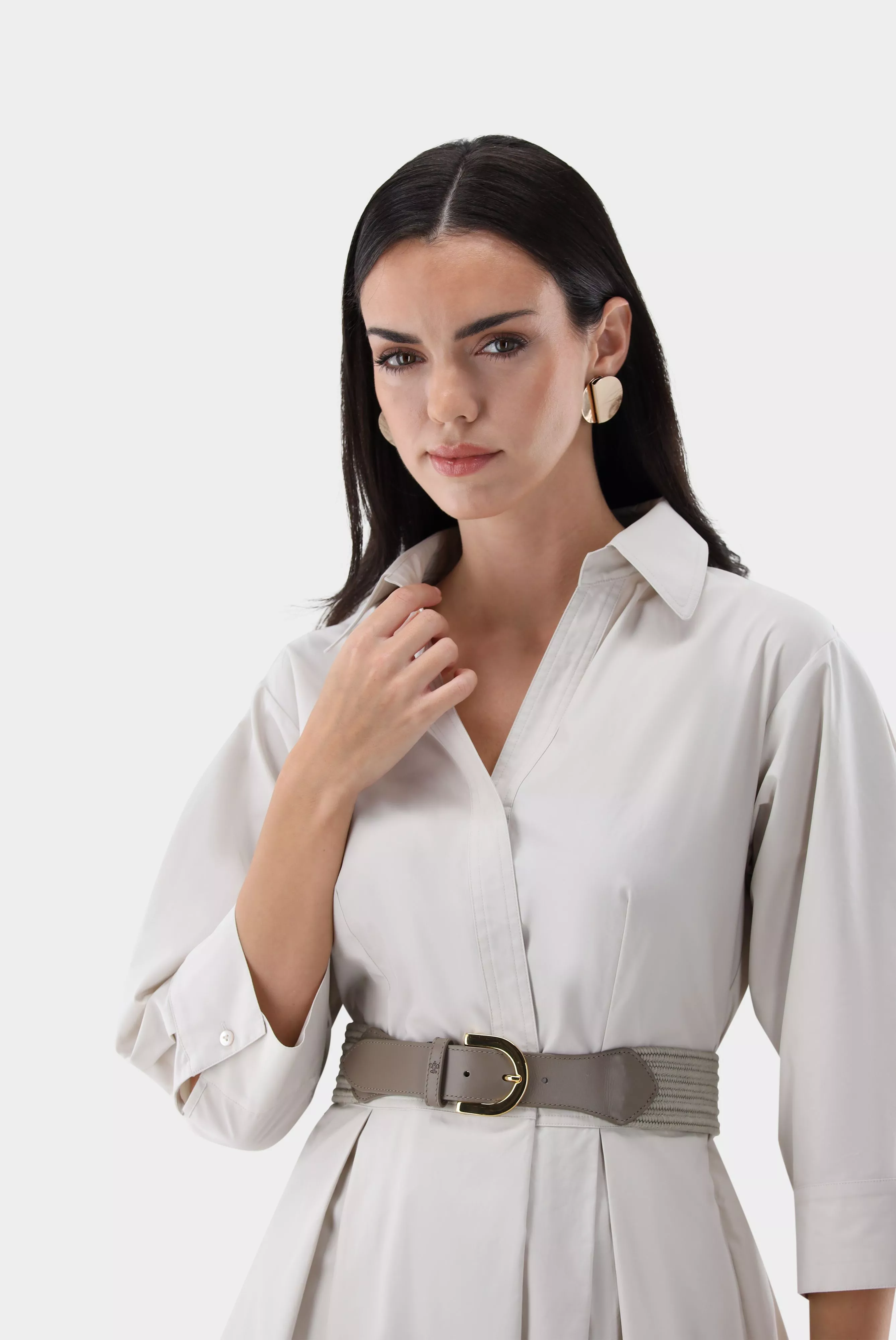 van Laack ПЛАТЬЕ KINALA
 цвет бежевый ,photo 2