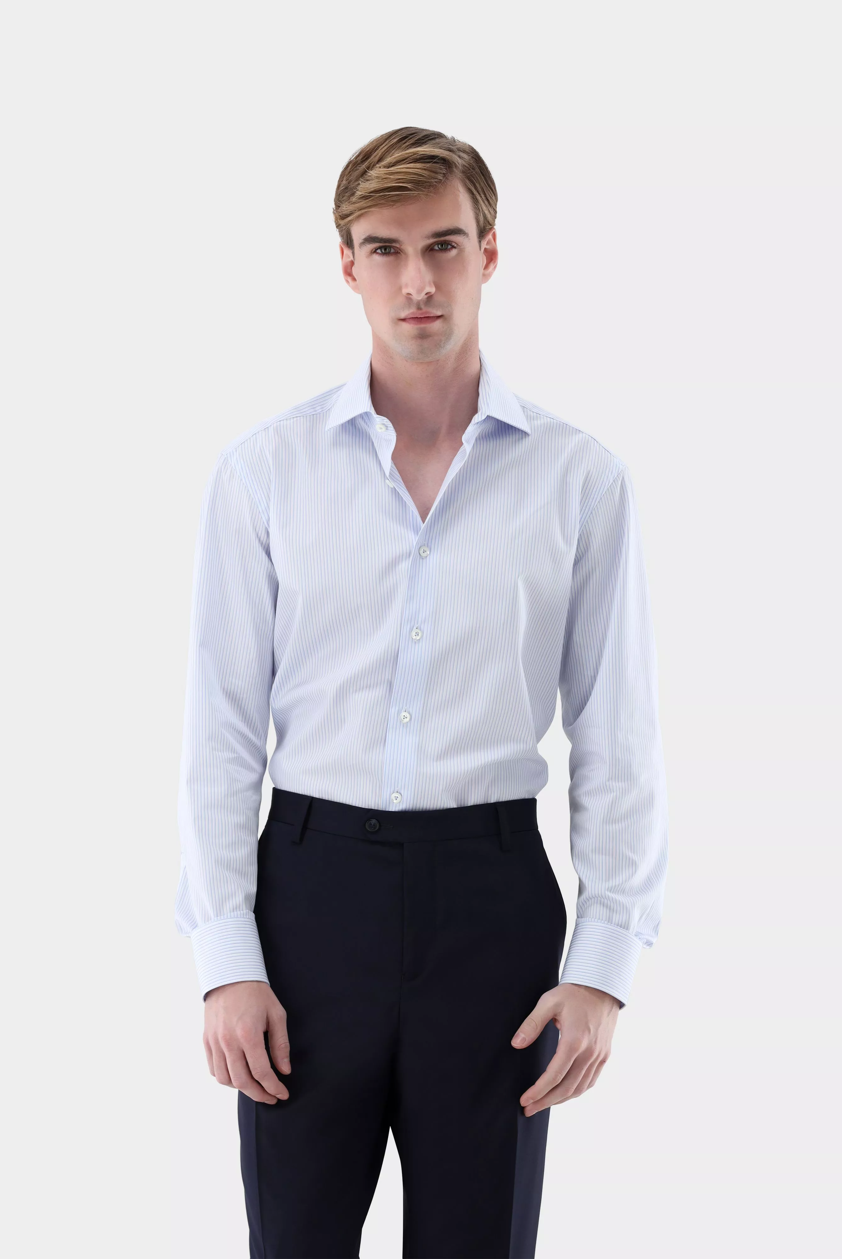 van Laack СОРОЧКА RIVARA TF
 цвет голубой ,photo 1