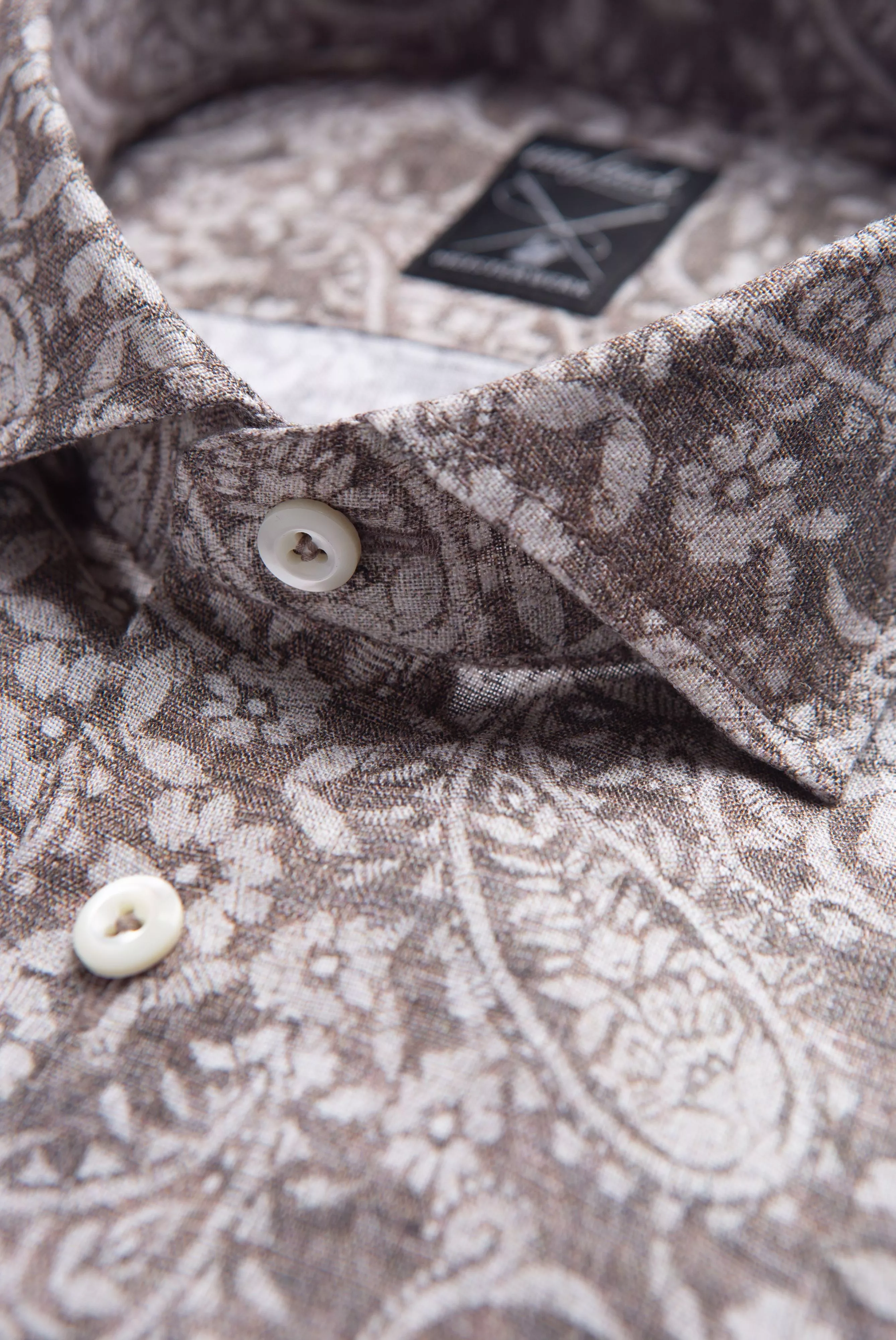 van Laack СОРОЧКА RIKOS1 SFK
 цвет коричневый ,photo 2