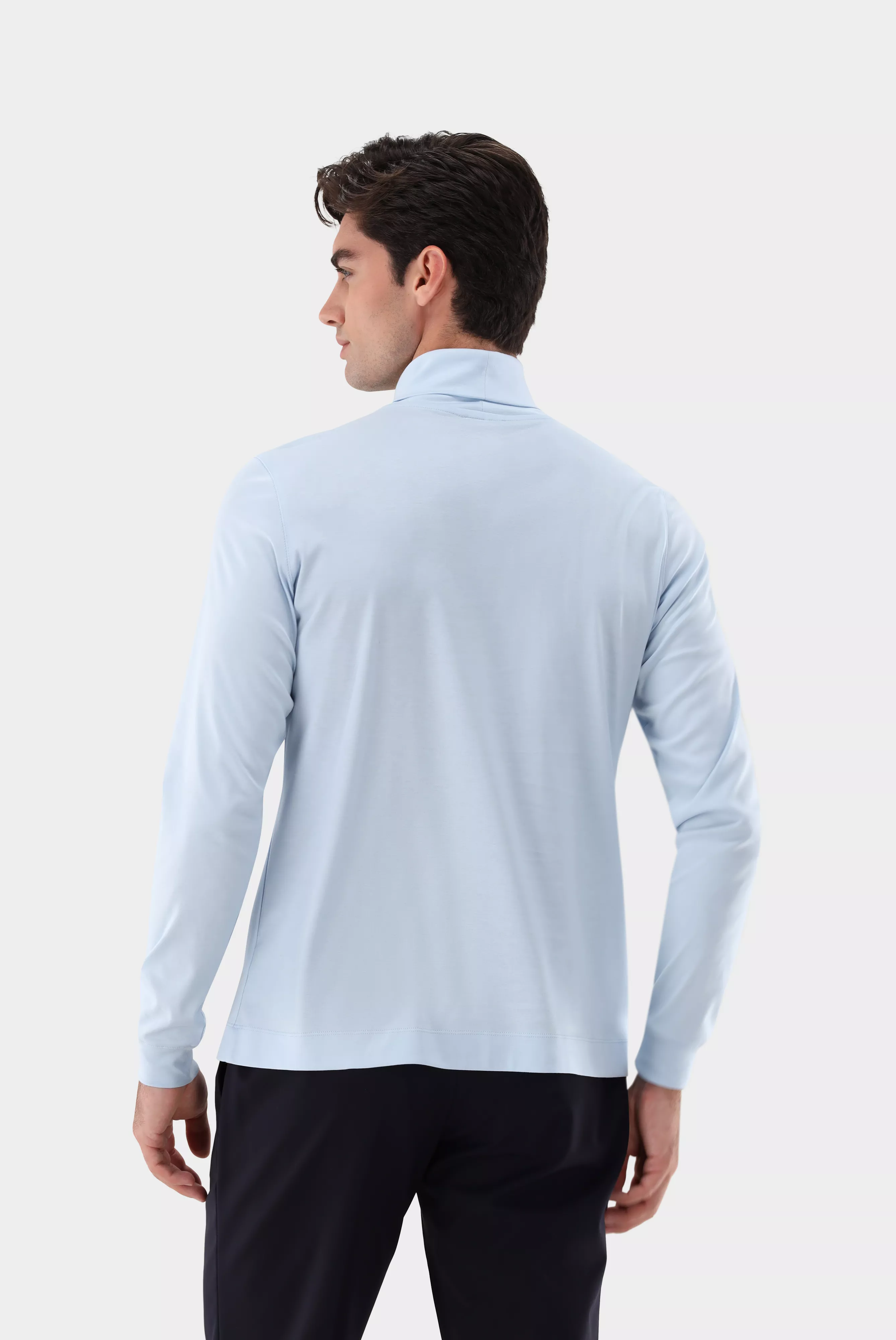 van Laack ВОДОЛАЗКА PELINO1
 цвет голубой ,photo 3