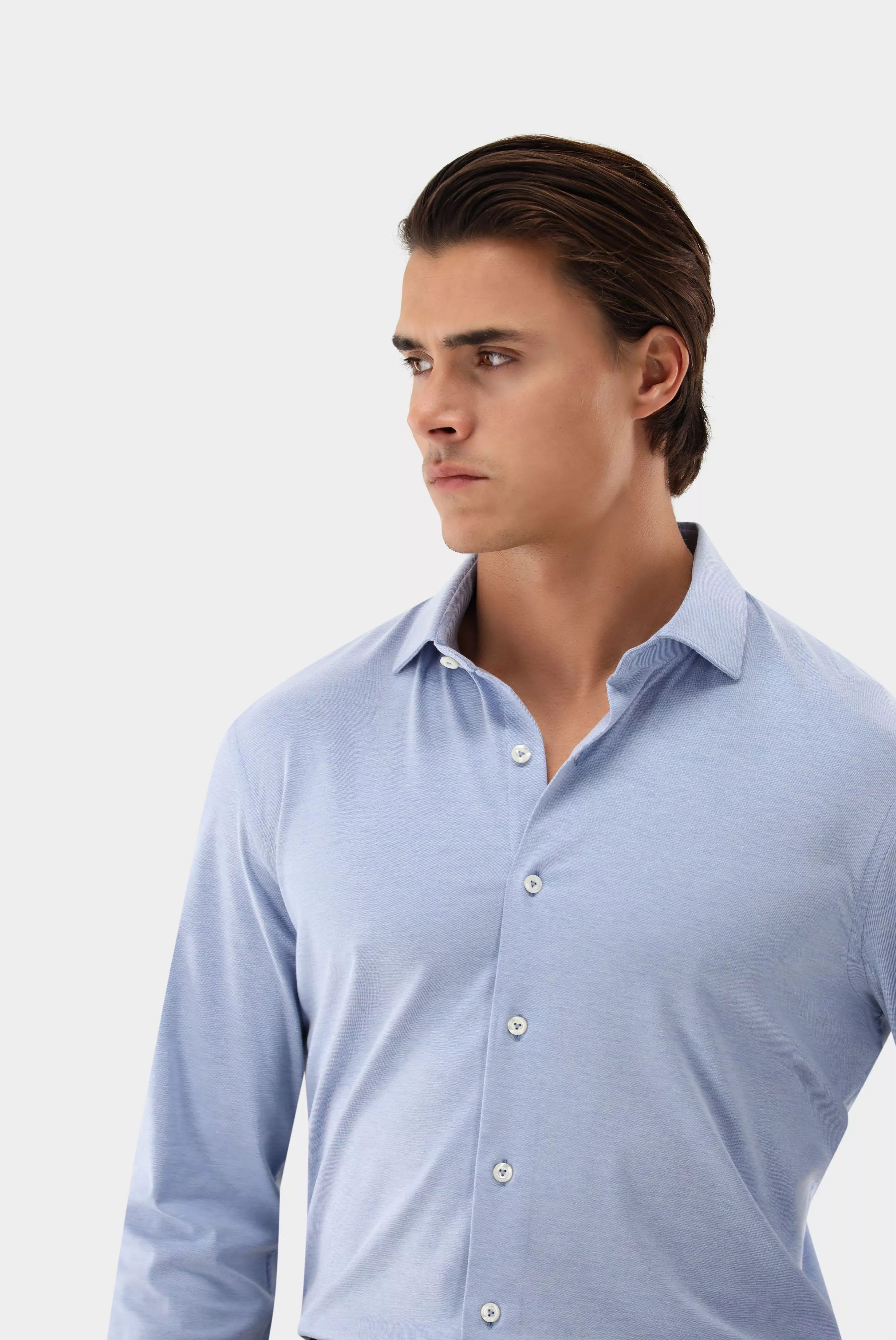 van Laack РУБАШКА PIKOS LSF
 цвет голубой ,photo 2