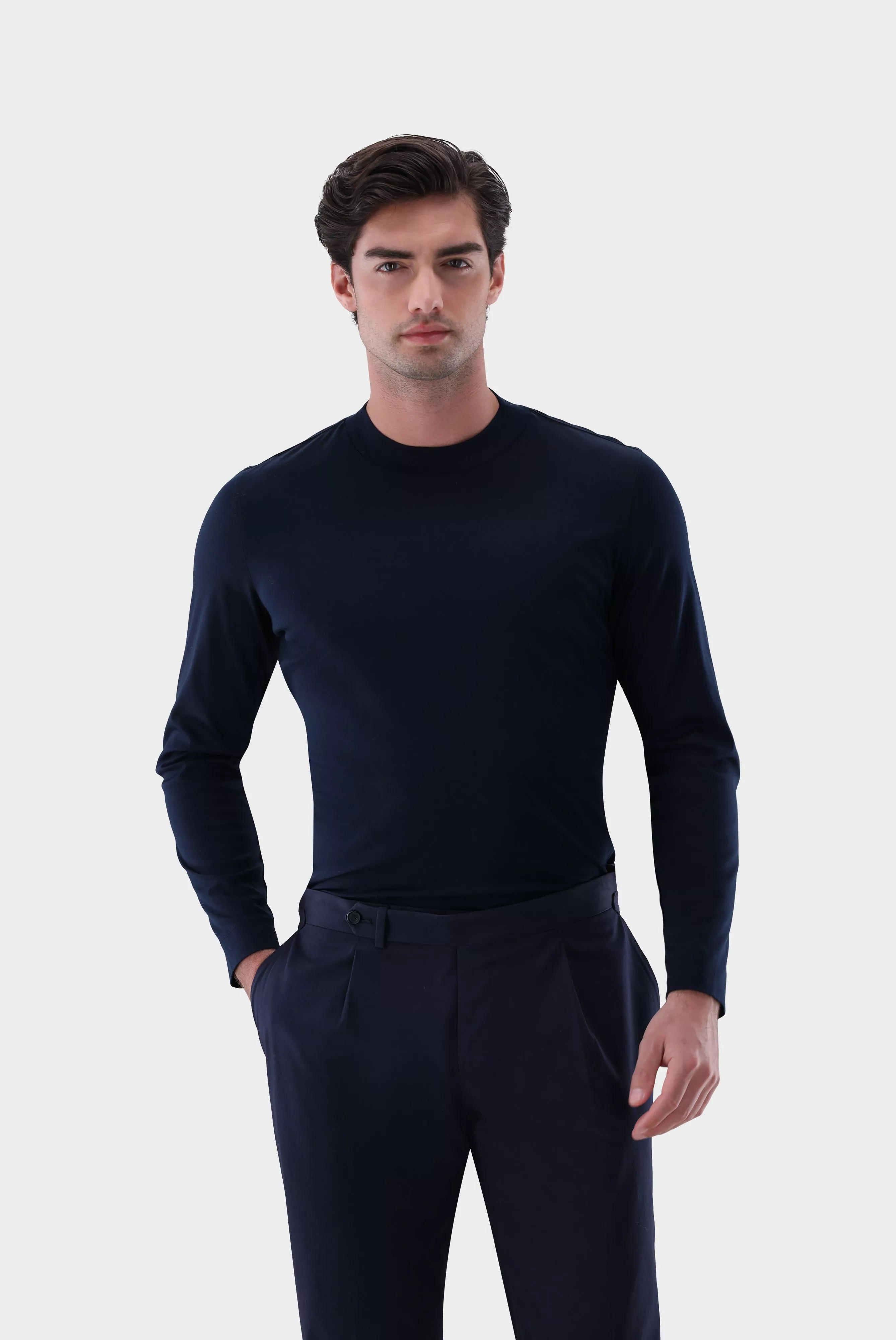 van Laack ФУТБОЛКА PAMOS
 цвет темно-синий ,photo 1