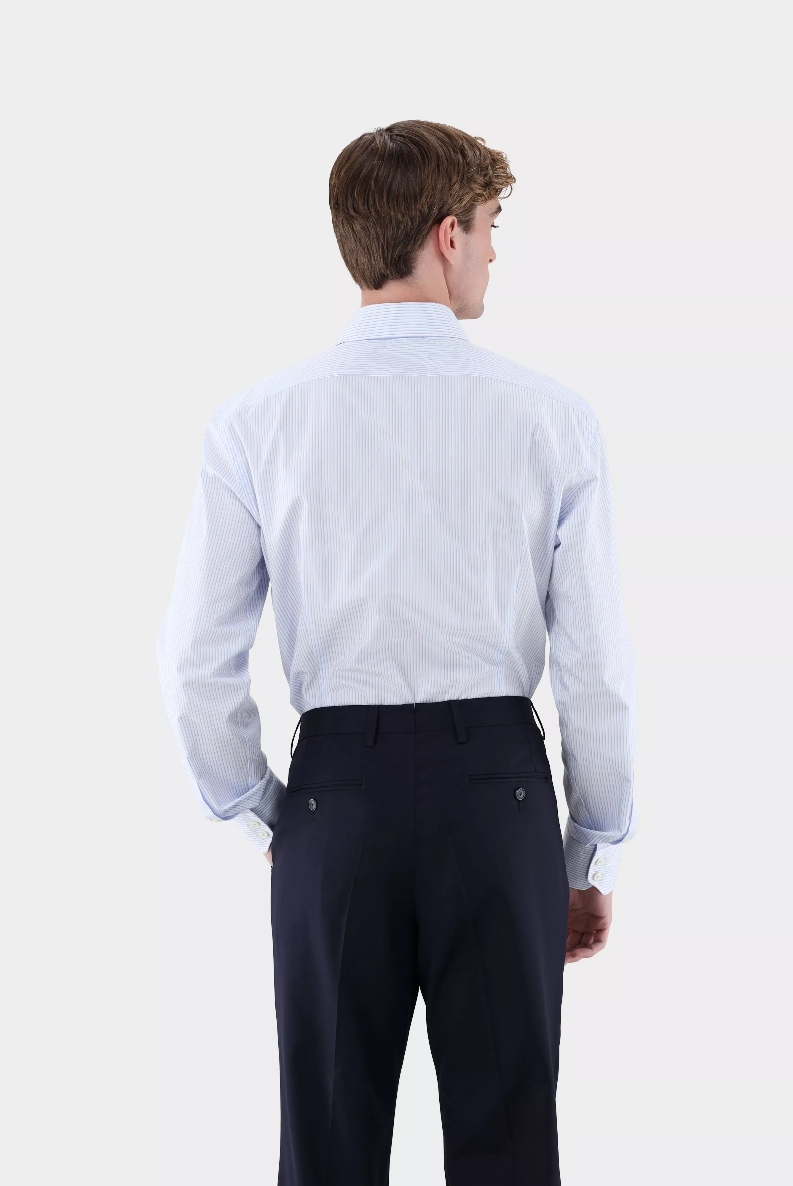 van Laack СОРОЧКА RIVARA TF
 цвет голубой ,photo 6