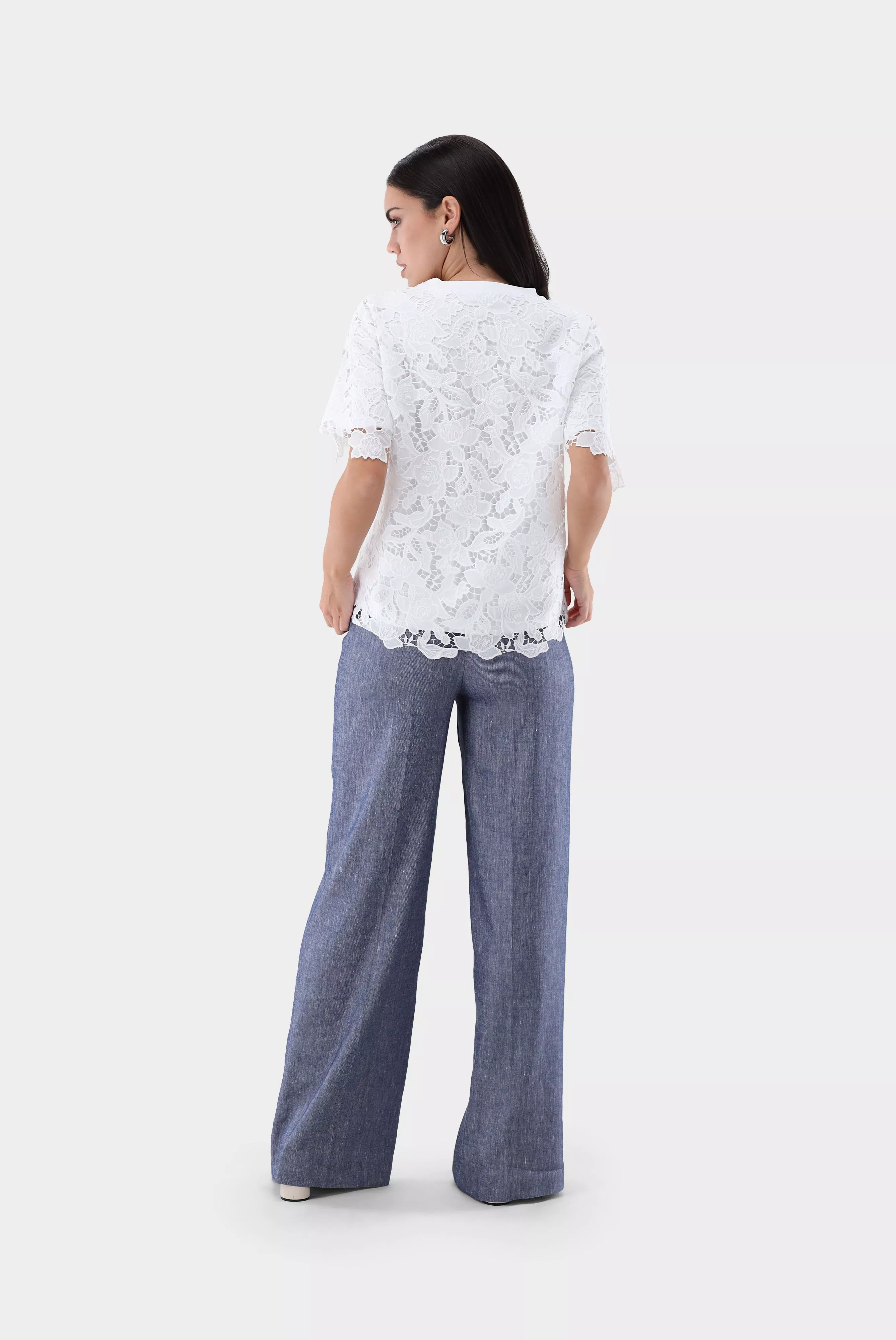 van Laack БЛУЗКА MISANA F
 цвет белый ,photo 7