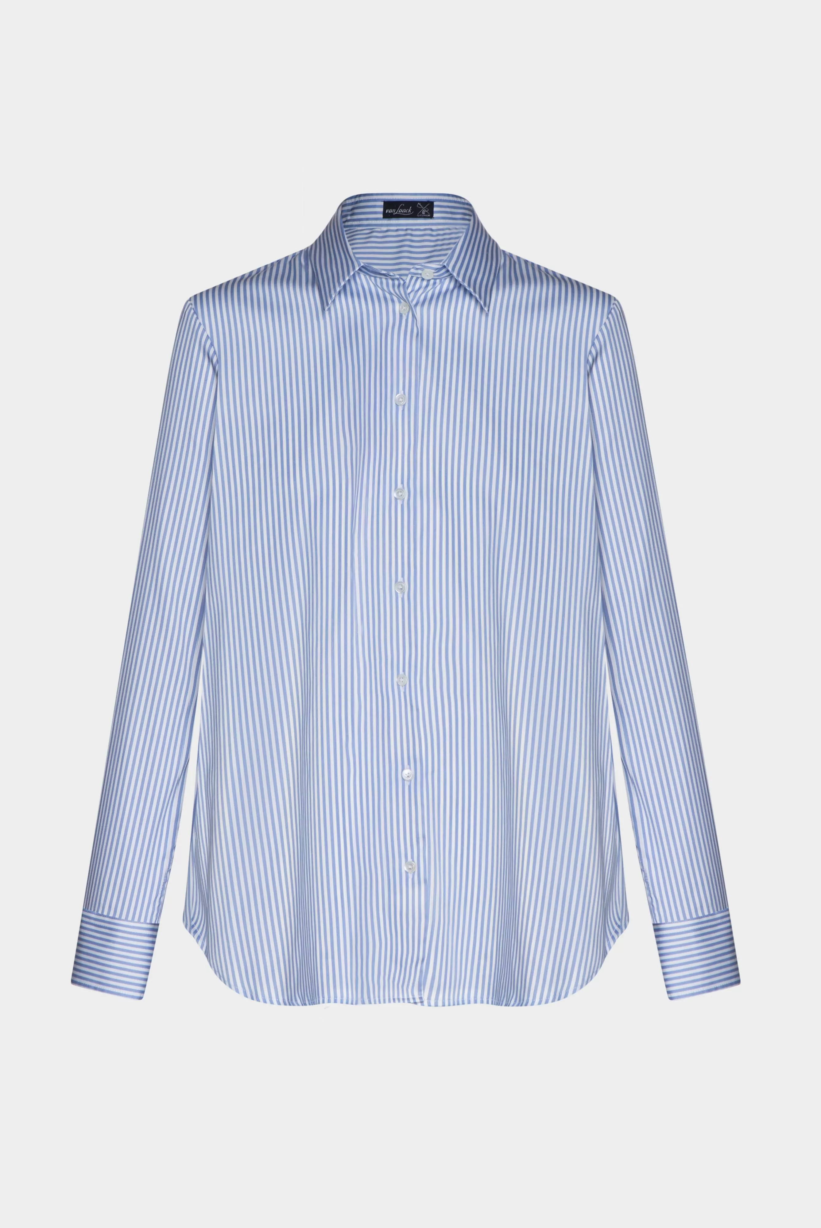 van Laack БЛУЗКА LYANA FSV
 цвет голубой ,photo 1