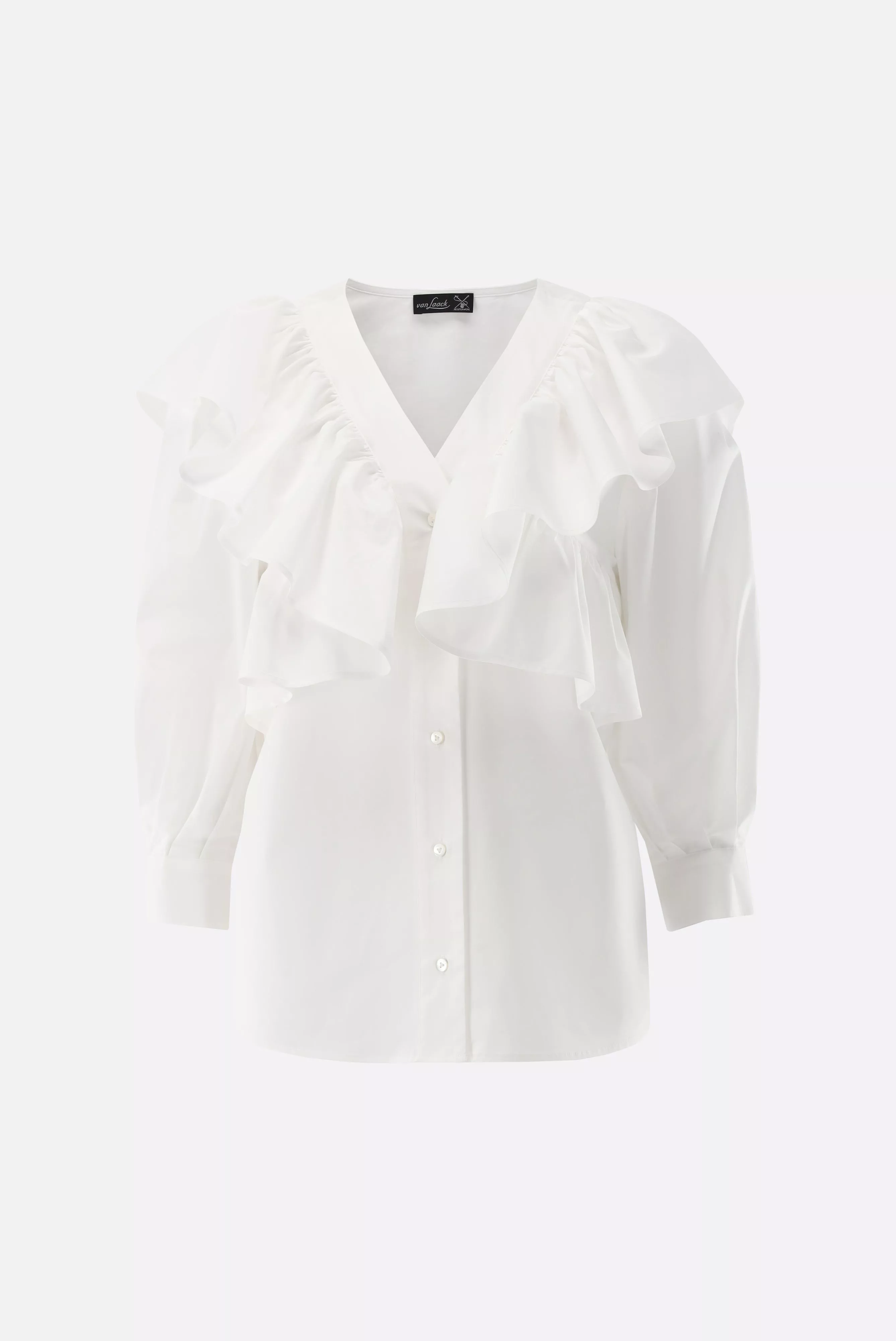 van Laack БЛУЗКА ANNESA
 цвет белый ,photo 3