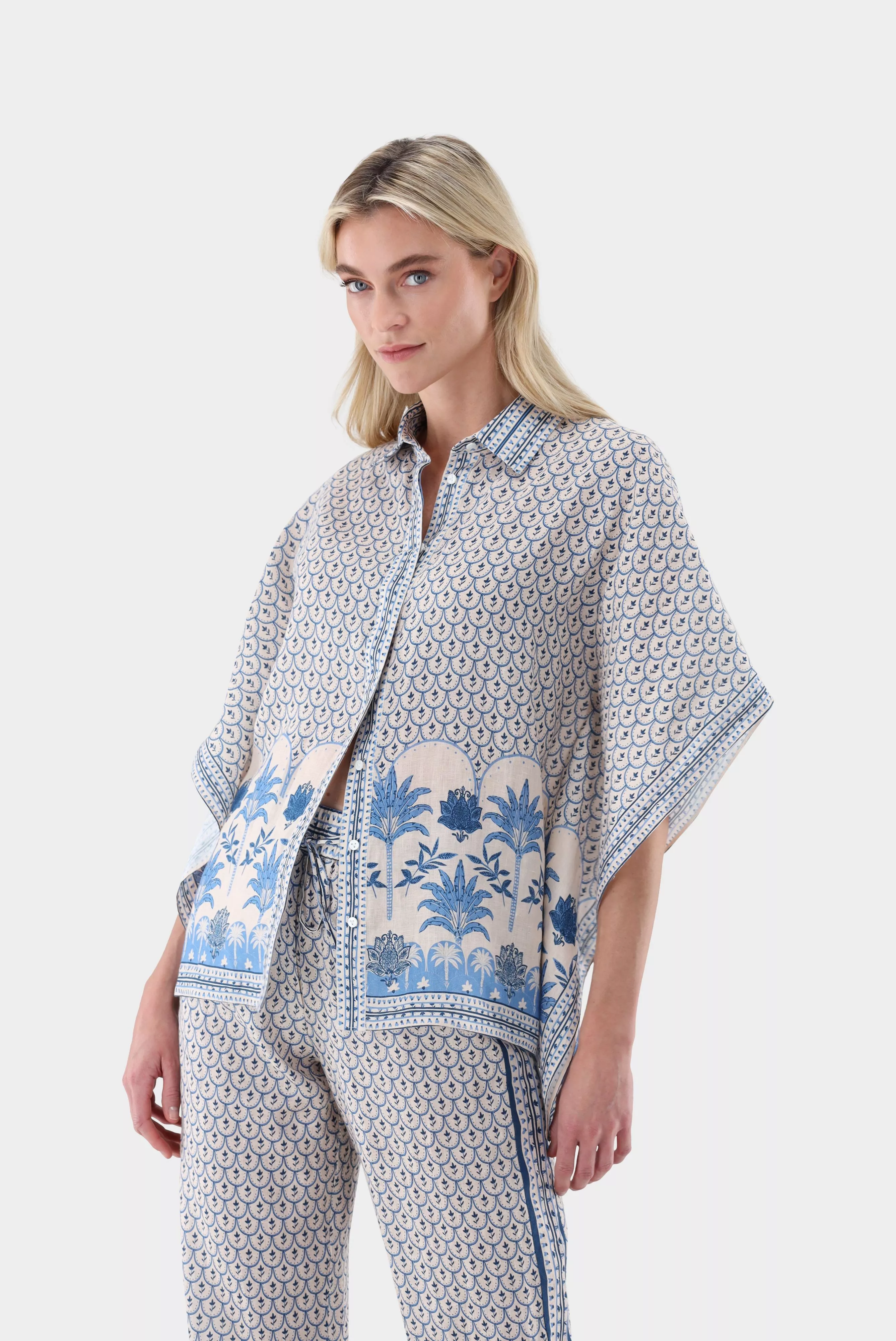 van Laack БЛУЗКА TUJA PX2
 цвет бежевый ,photo 1