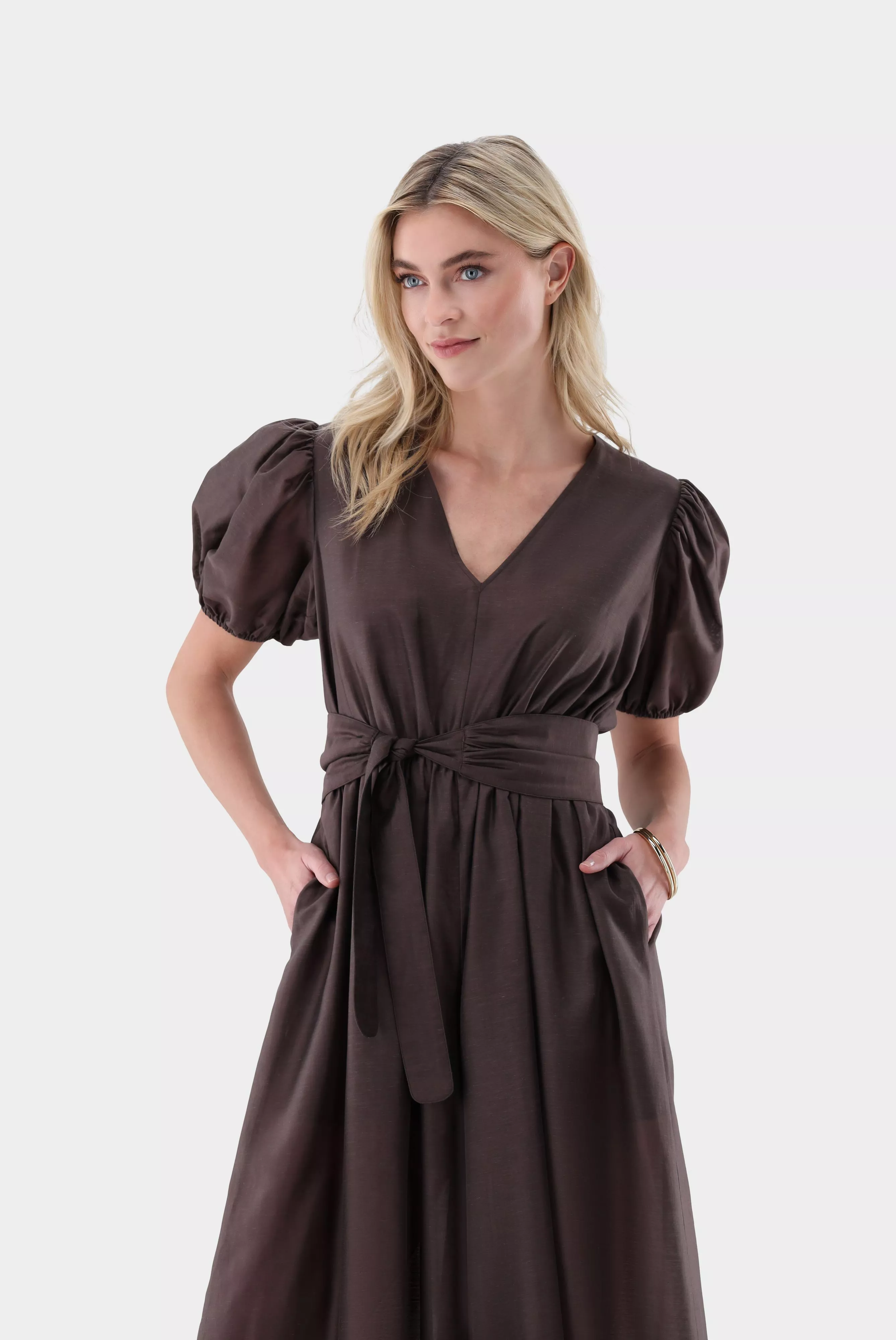 van Laack ПЛАТЬЕ HAJAL
 цвет коричневый ,photo 1