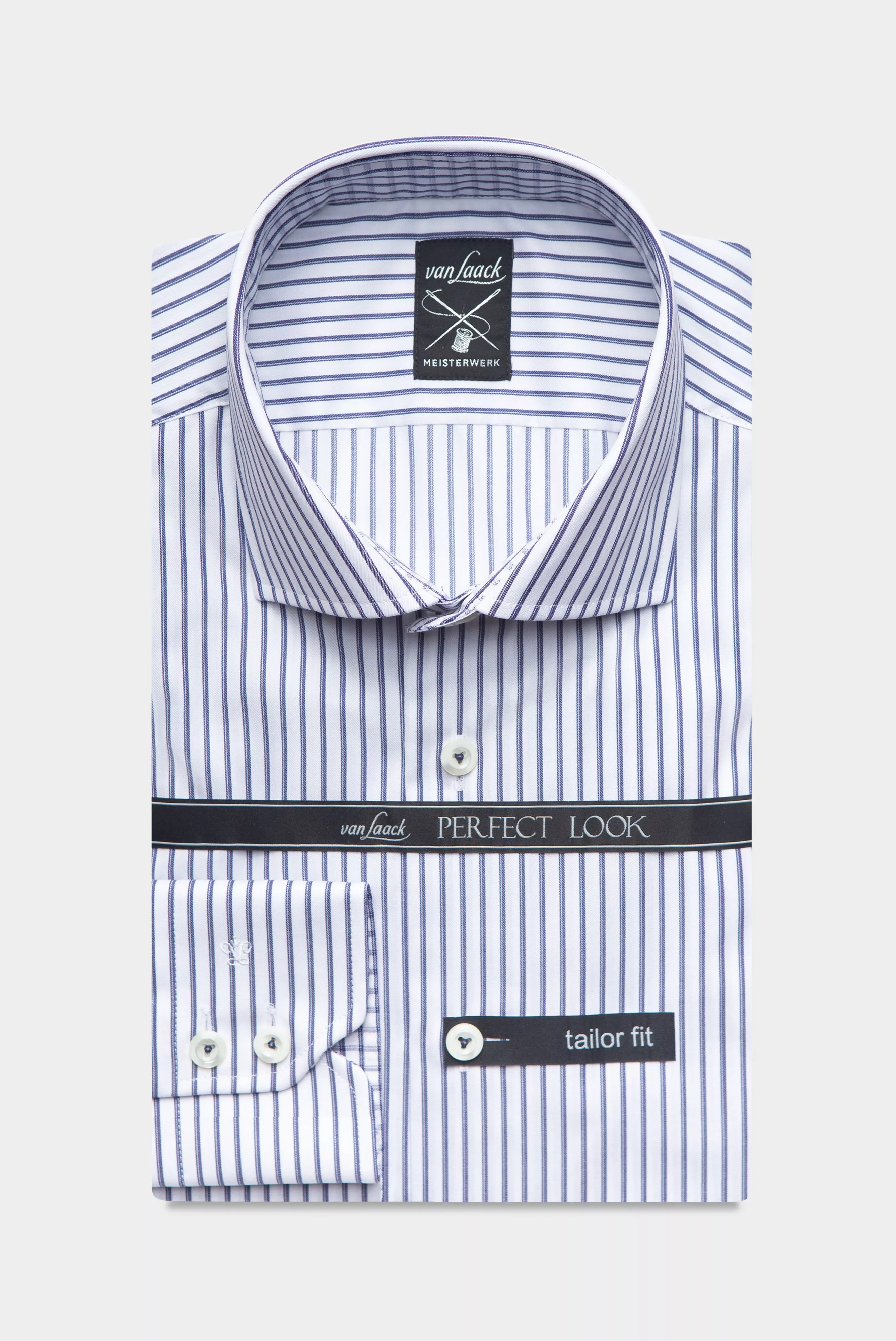 van Laack СОРОЧКА RIVARA TF05N
 цвет синий ,photo 1