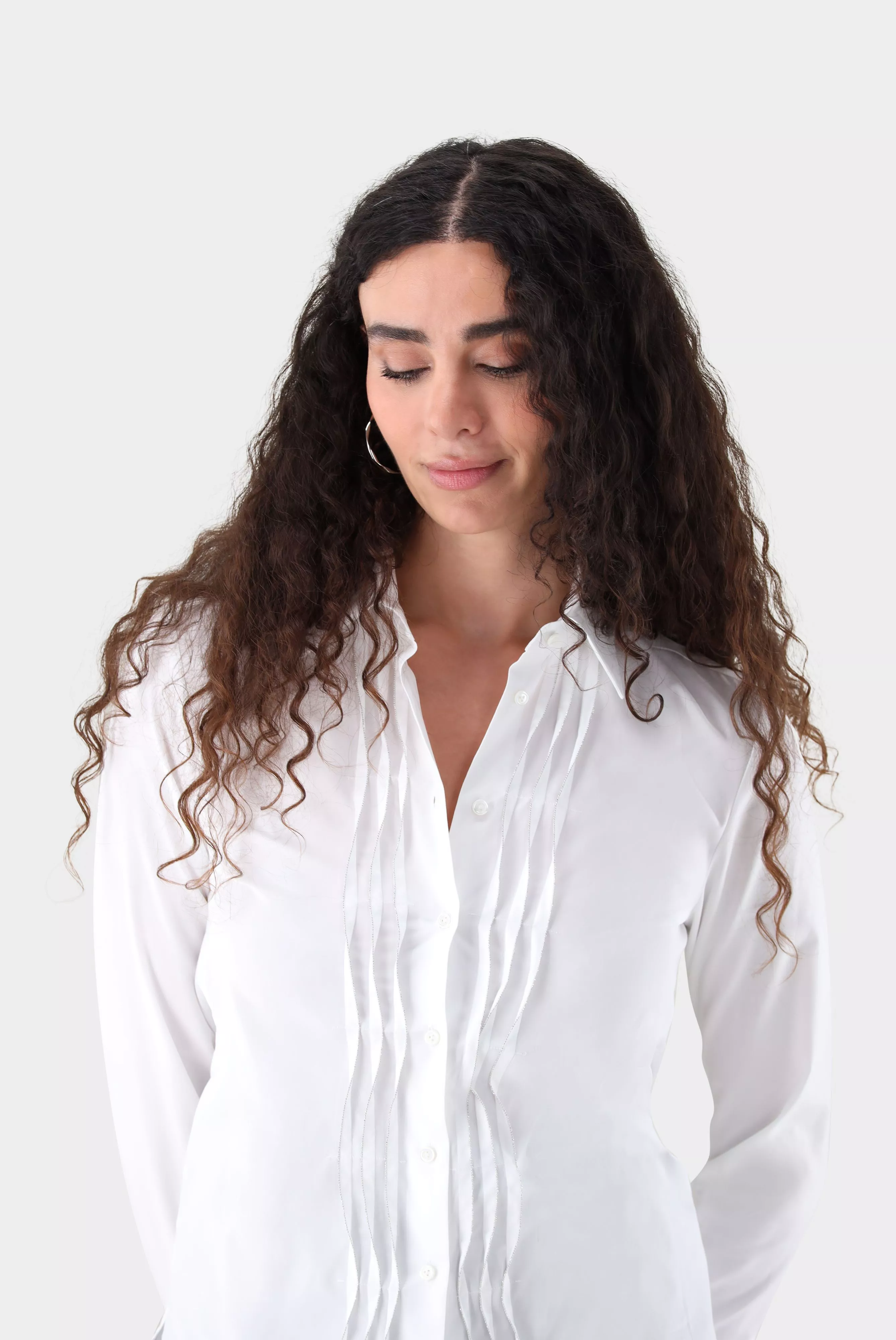 van Laack БЛУЗКА CELLIES PB
 цвет белый ,photo 2