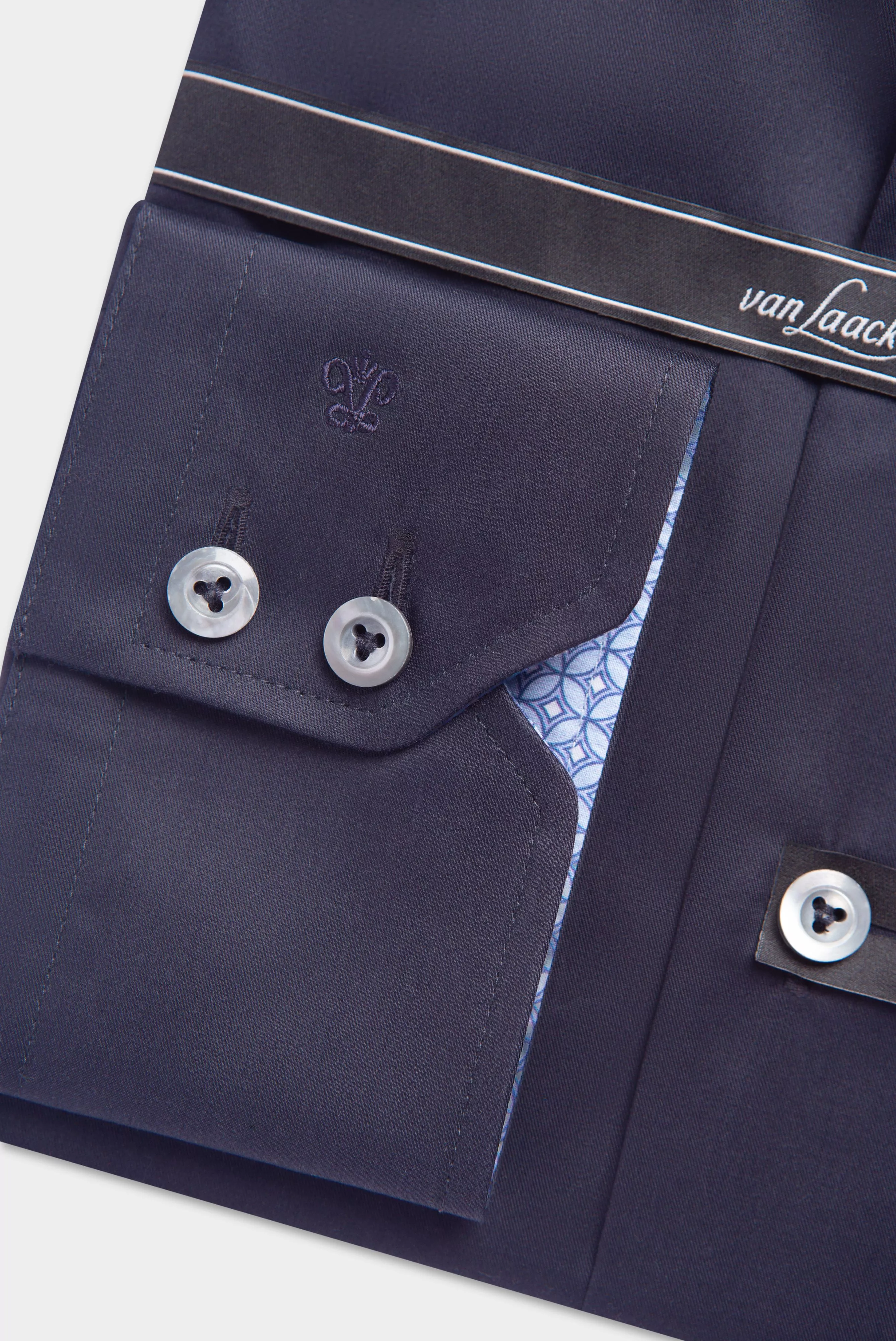 van Laack СОРОЧКА RIVARA SF05N
 цвет темно-синий ,photo 5