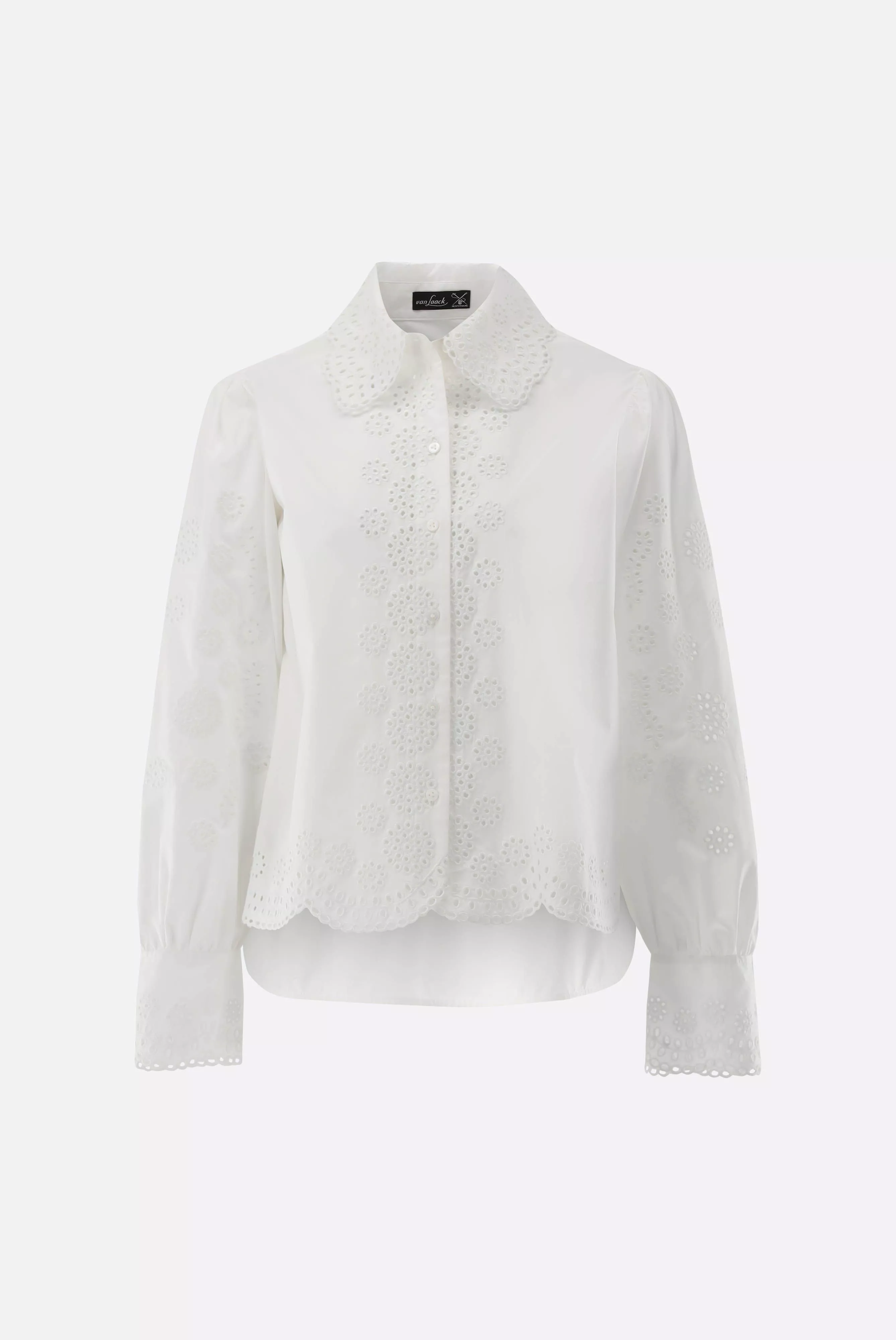 van Laack БЛУЗКА FELJA PXE
 цвет белый ,photo 3