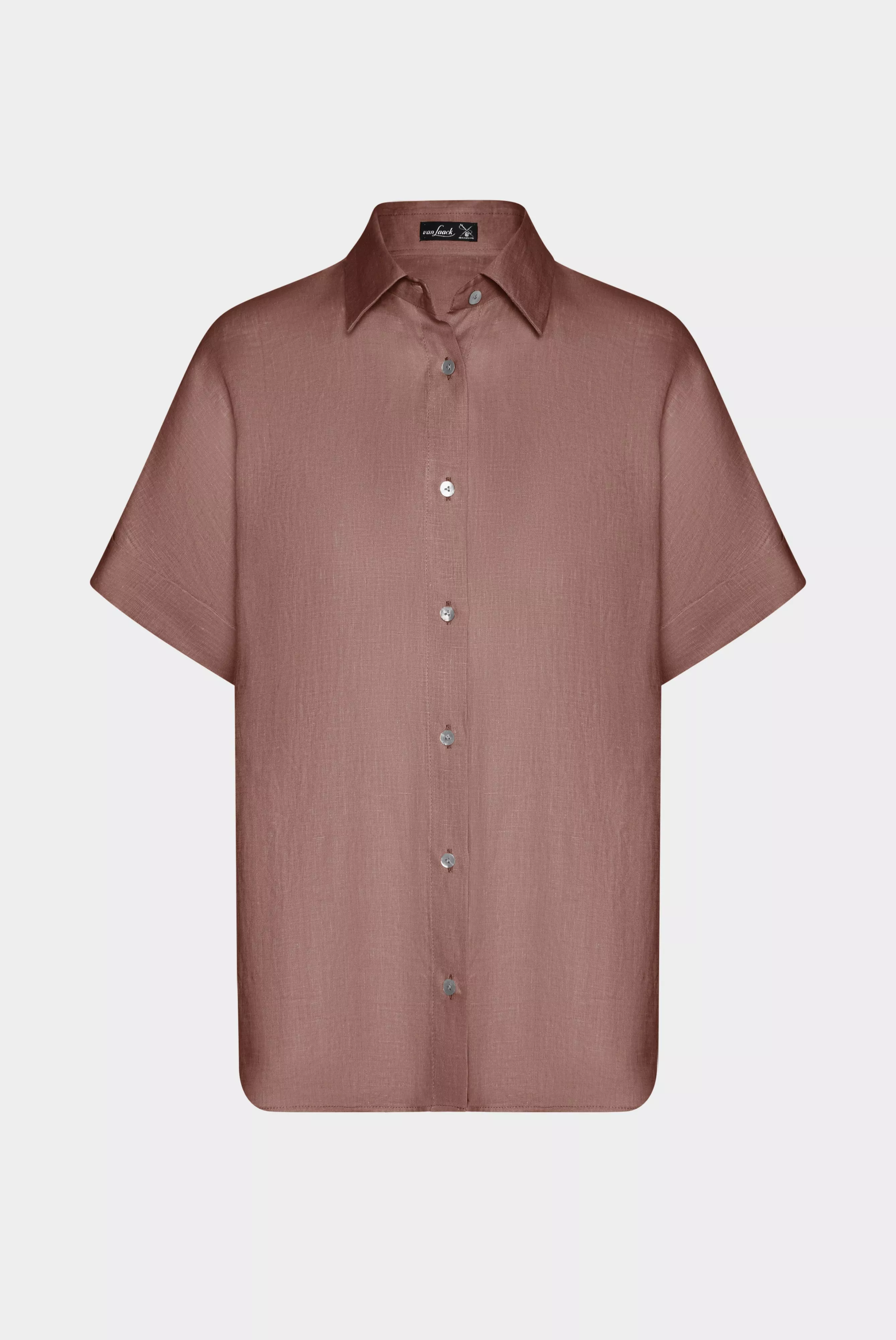 van Laack БЛУЗКА TIBSI SVKN
 цвет бежевый ,photo 1