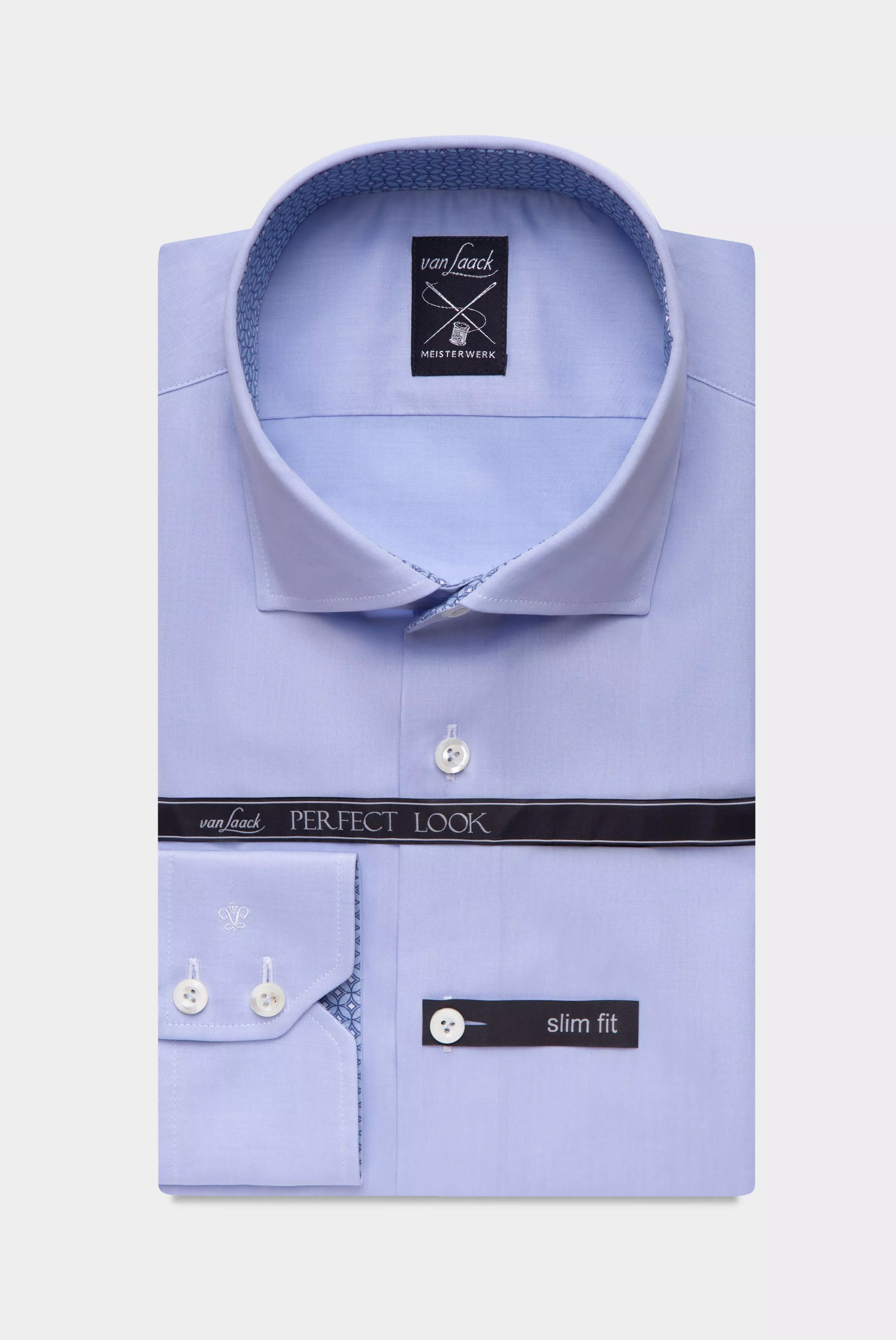 van Laack СОРОЧКА RIVARA SF05N
 цвет голубой ,photo 1