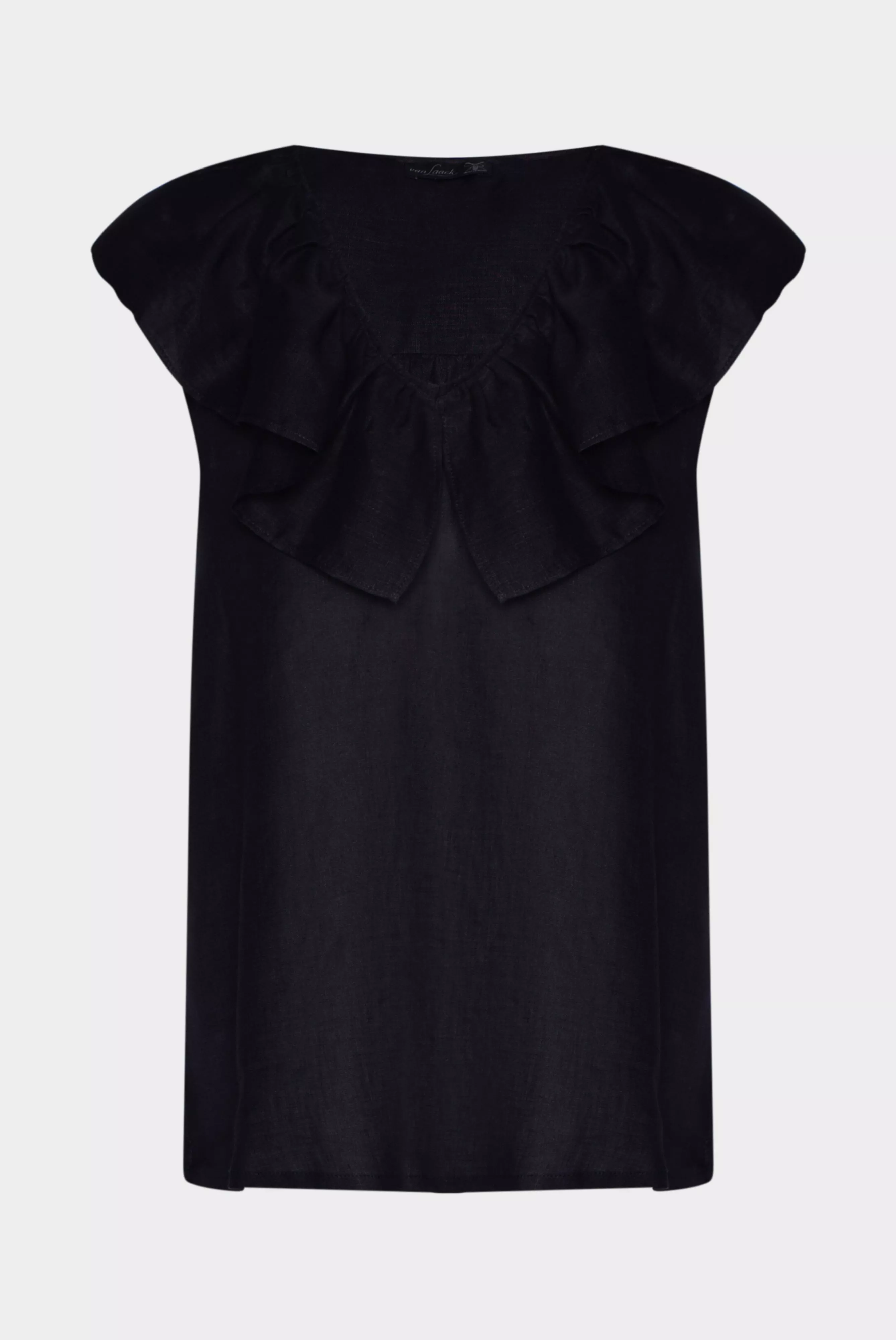 van Laack БЛУЗКА BINTOU SV
 цвет черный ,photo 1