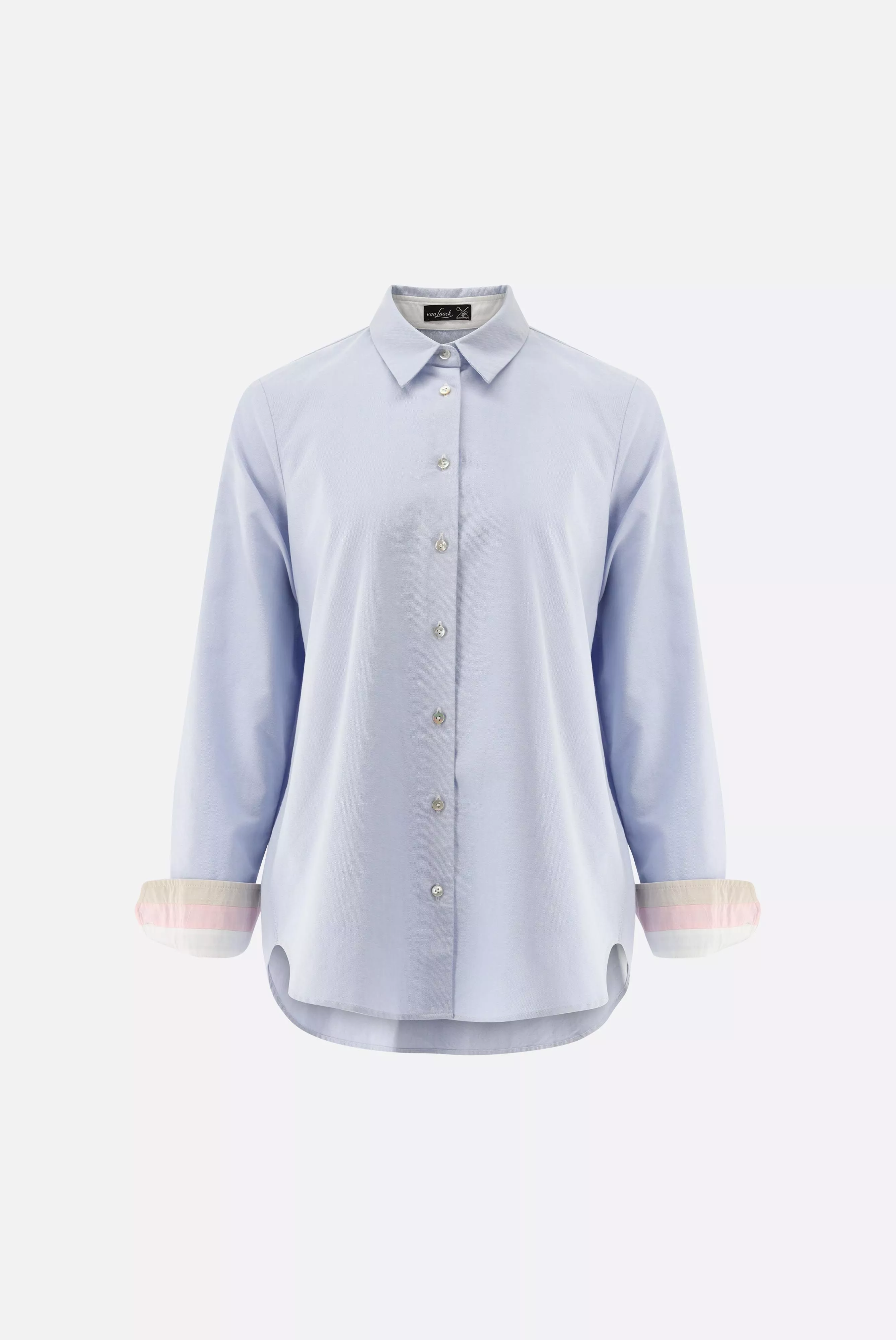 van Laack БЛУЗКА LYANA W36FSK
 цвет голубой ,photo 1