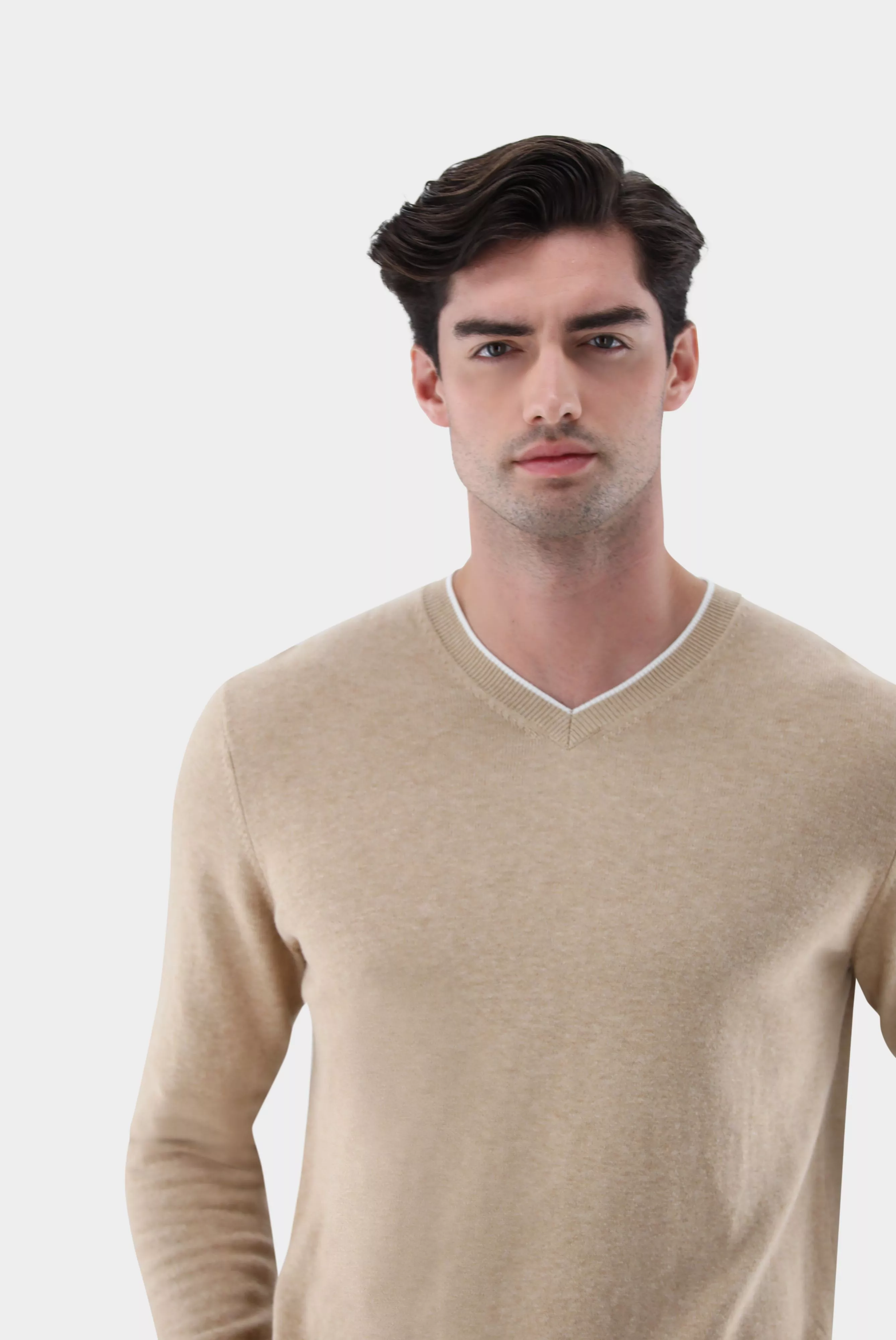 van Laack ПУЛОВЕР SANDI F
 цвет бежевый ,photo 2