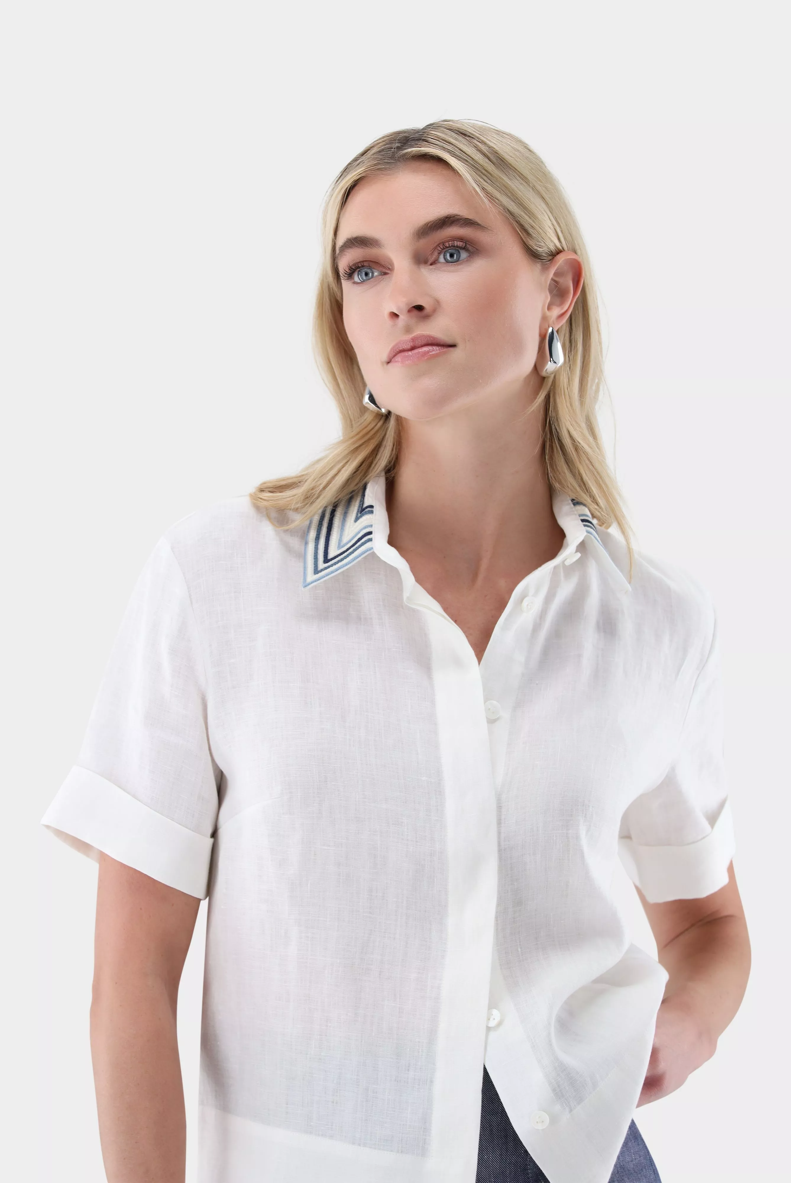 van Laack БЛУЗКА AMISE E
 цвет бежевый ,photo 2