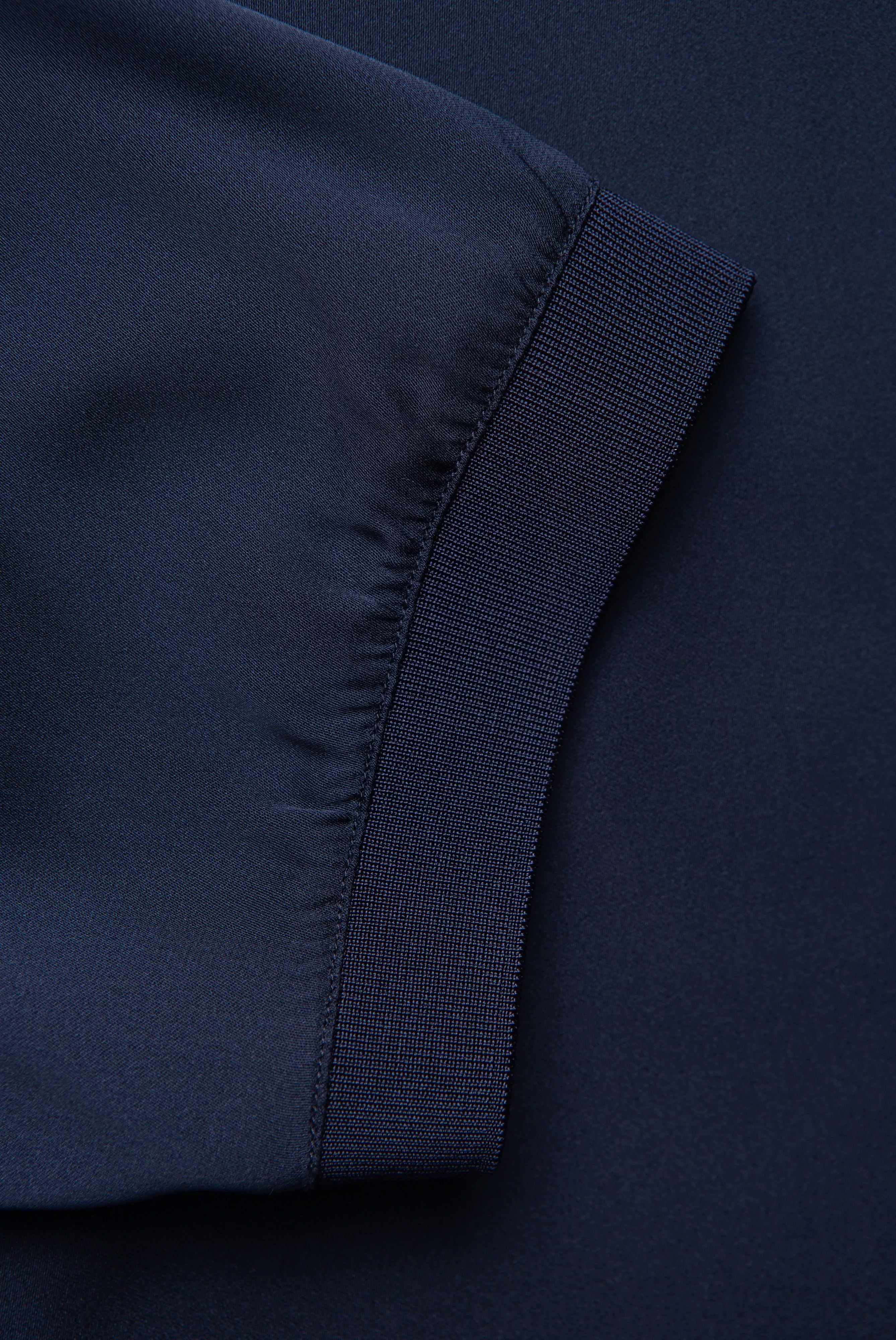 van Laack БЛУЗКА LUNIA F
 цвет темно-синий ,photo 4