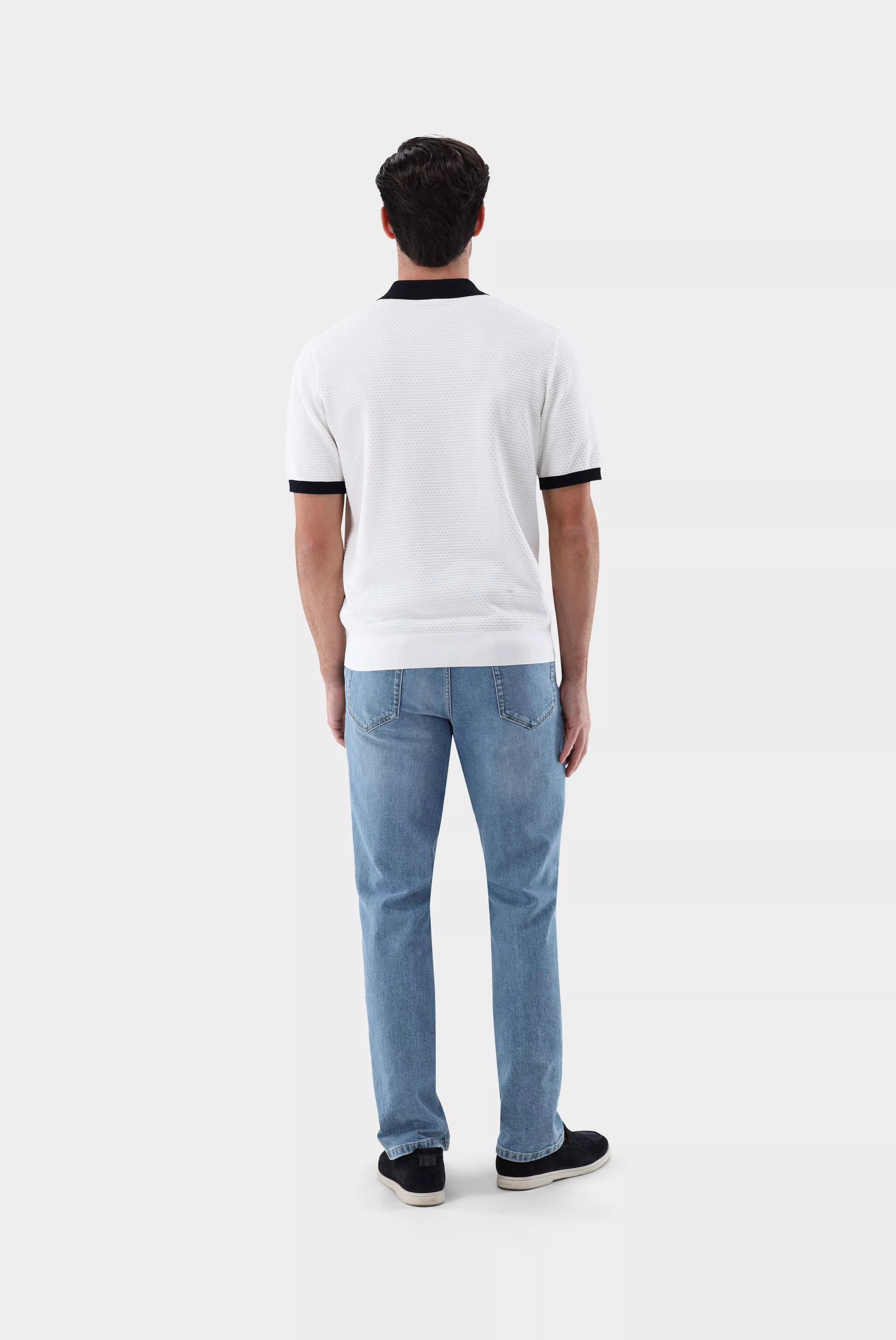 van Laack РУБАШКА-ПОЛО SAMERO SBF
 цвет бежевый ,photo 7