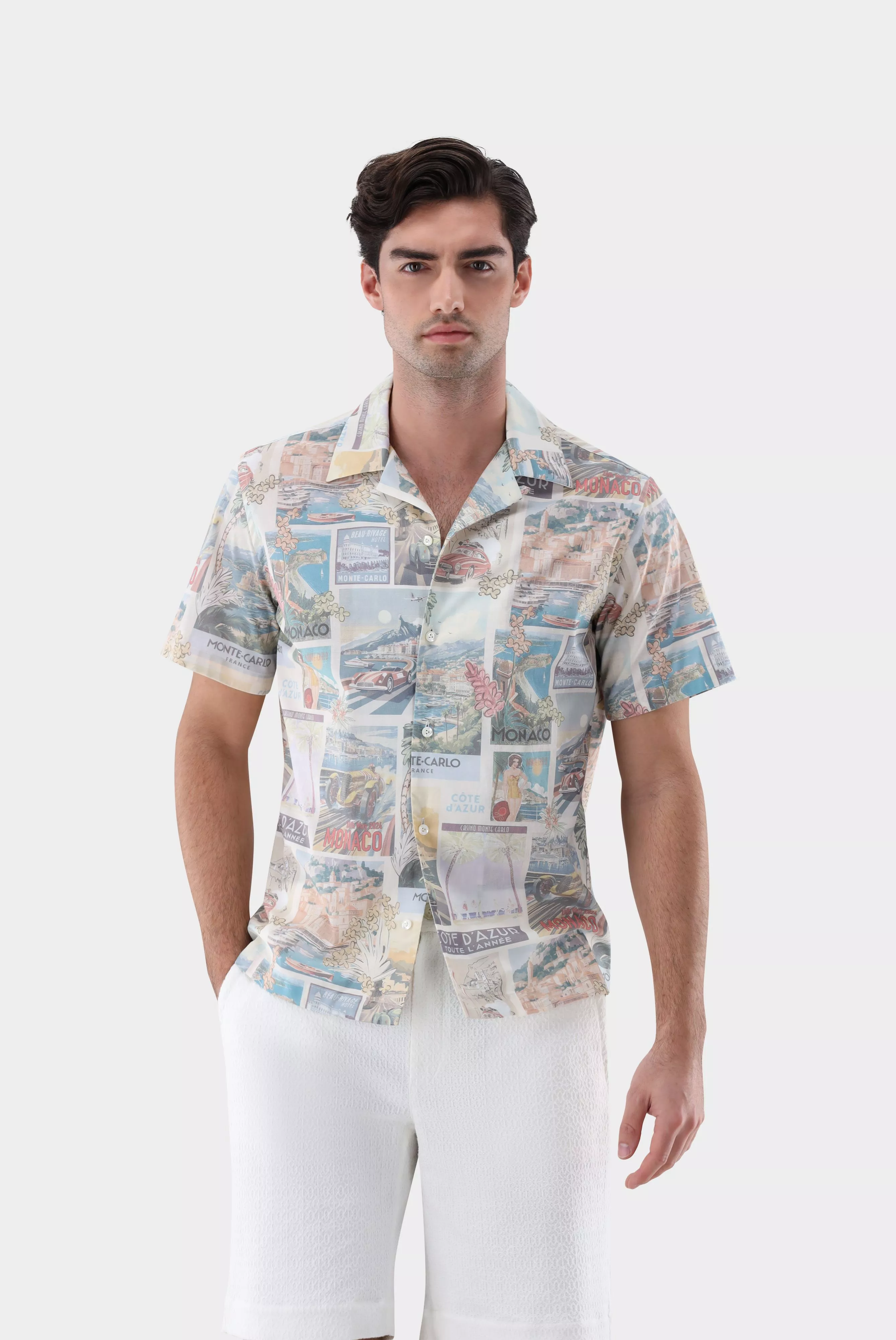 van Laack СОРОЧКА RIDU S
 цвет светло-зеленый ,photo 1