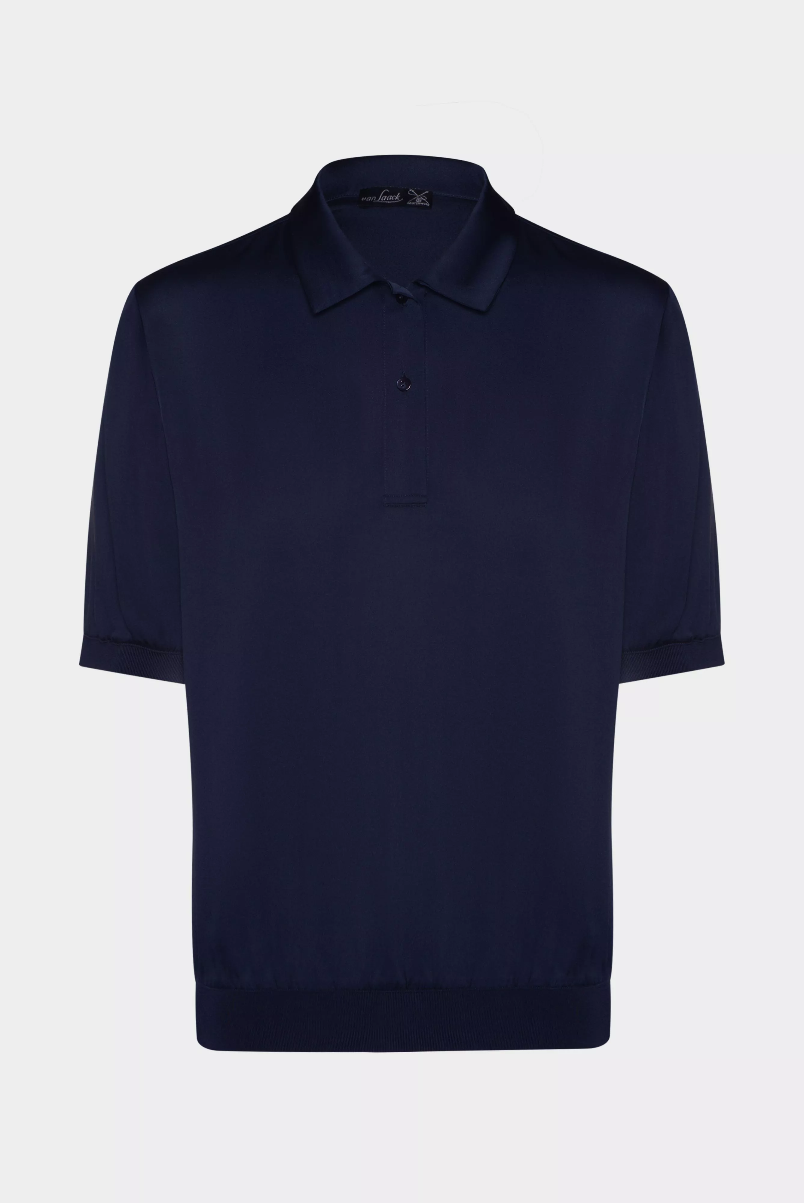 van Laack БЛУЗКА LUNIA F
 цвет темно-синий ,photo 1