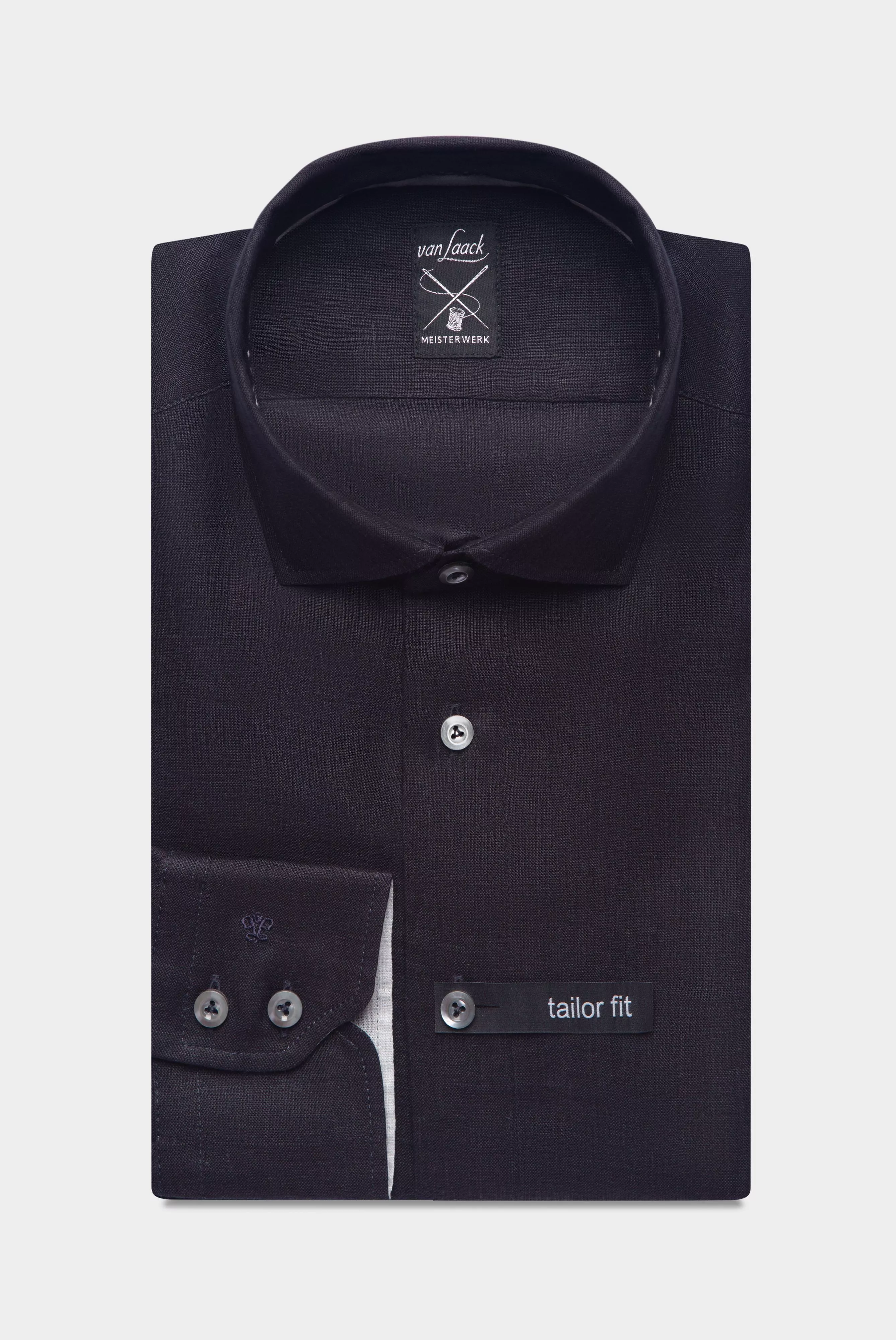 van Laack СОРОЧКА RIKOS1 TF11K
 цвет темно-синий ,photo 1