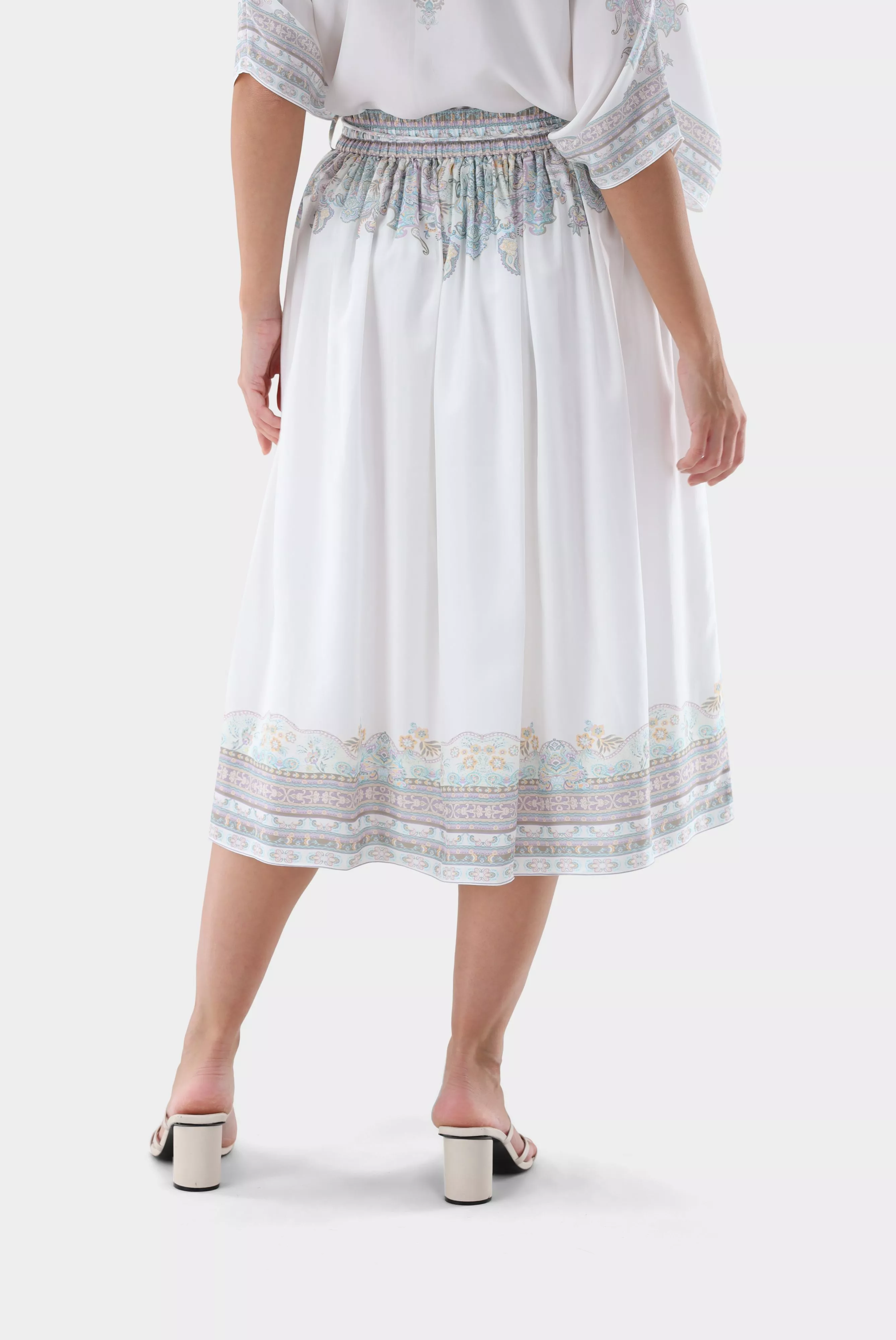 van Laack ЮБКА REJA PX
 цвет бежевый ,photo 6