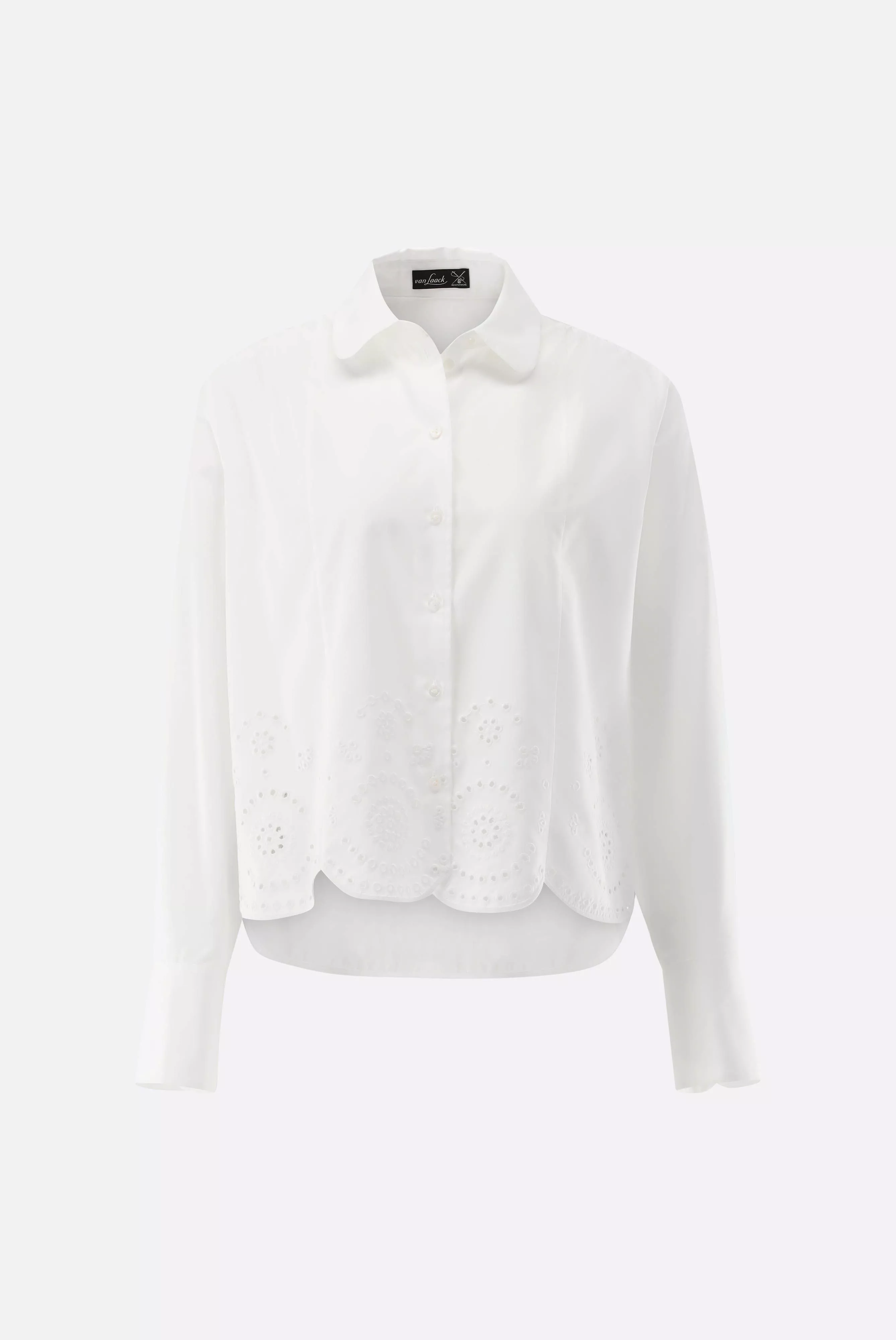 van Laack БЛУЗКА MATEJAS PXE
 цвет белый ,photo 1